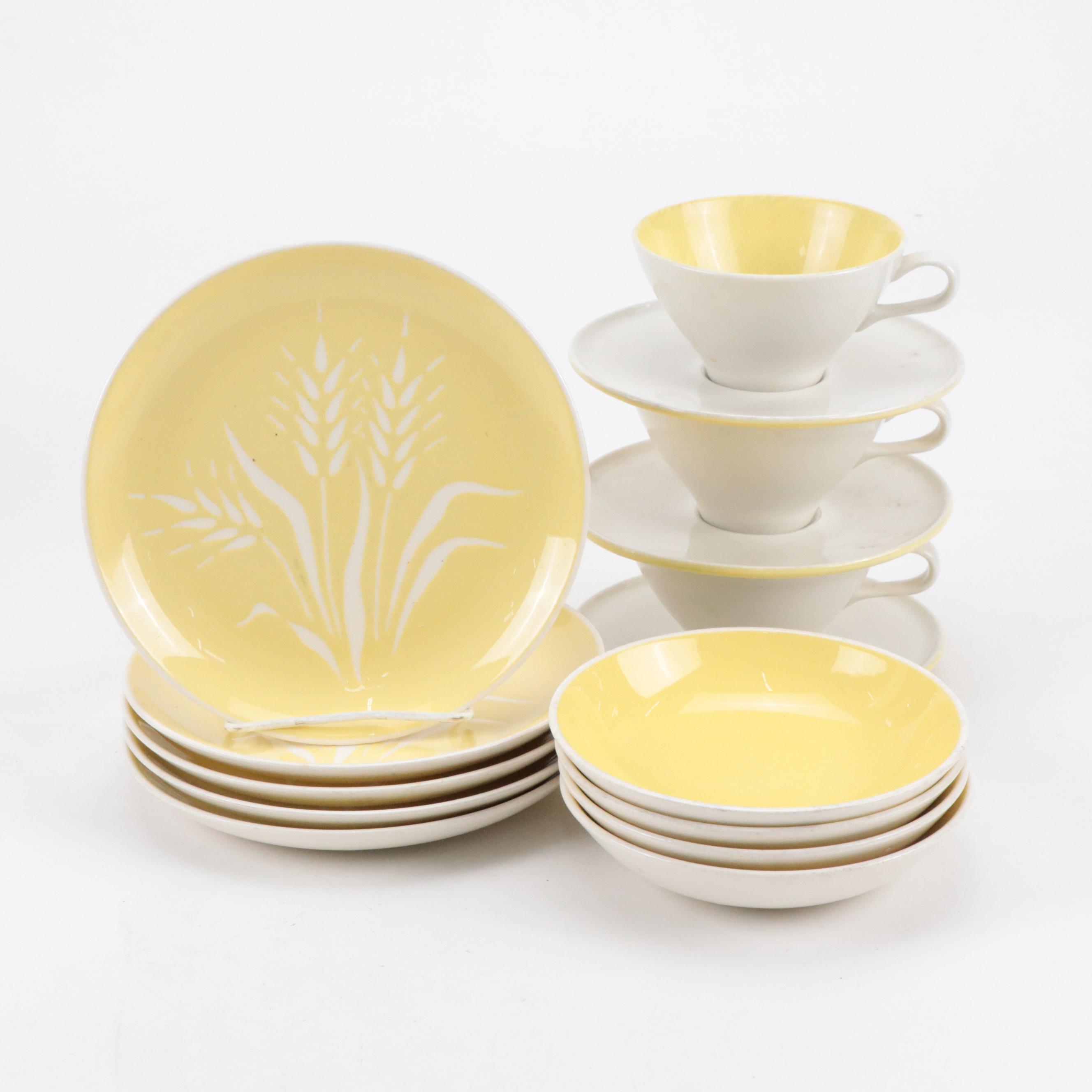 Russell Wright, Franciscan Tableware, Federalist Candlesticks, Hurricane Lantern