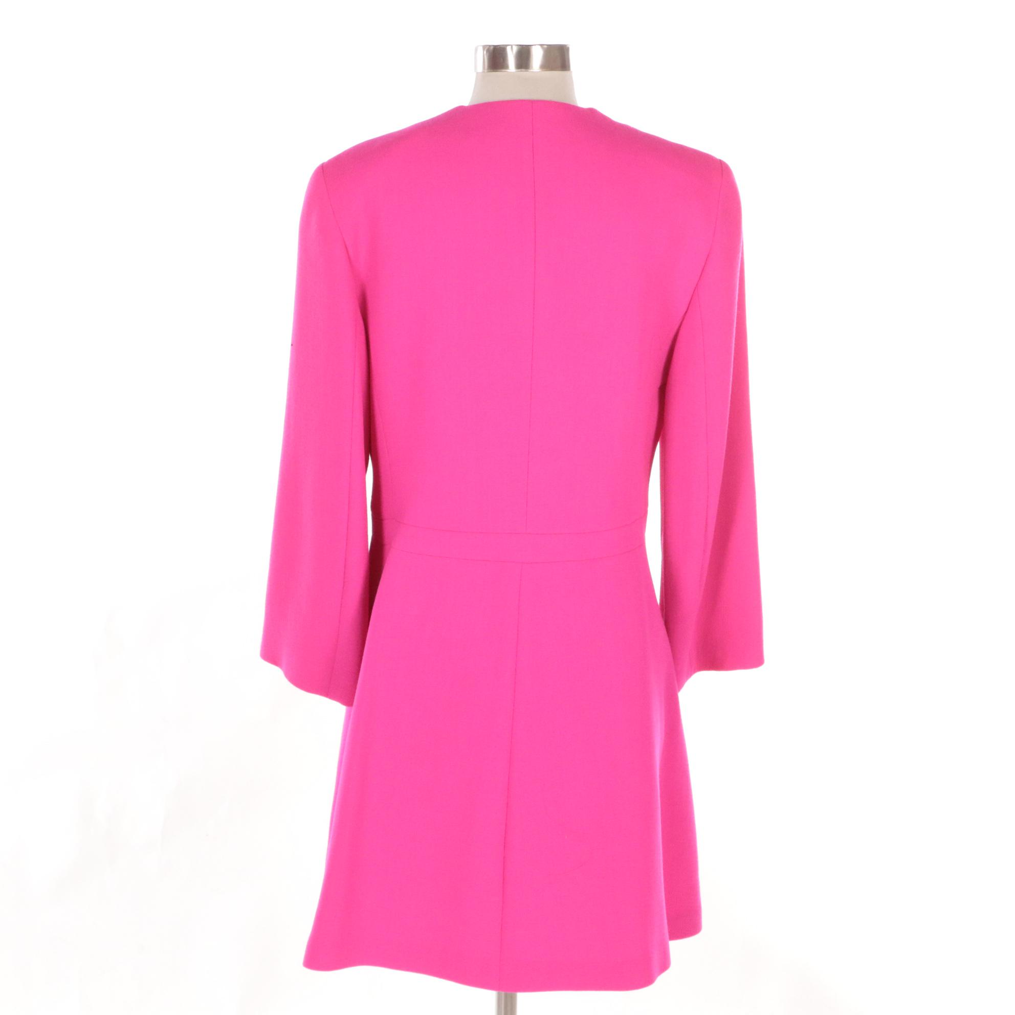Giorgio Armani Hot Pink Long Jacket