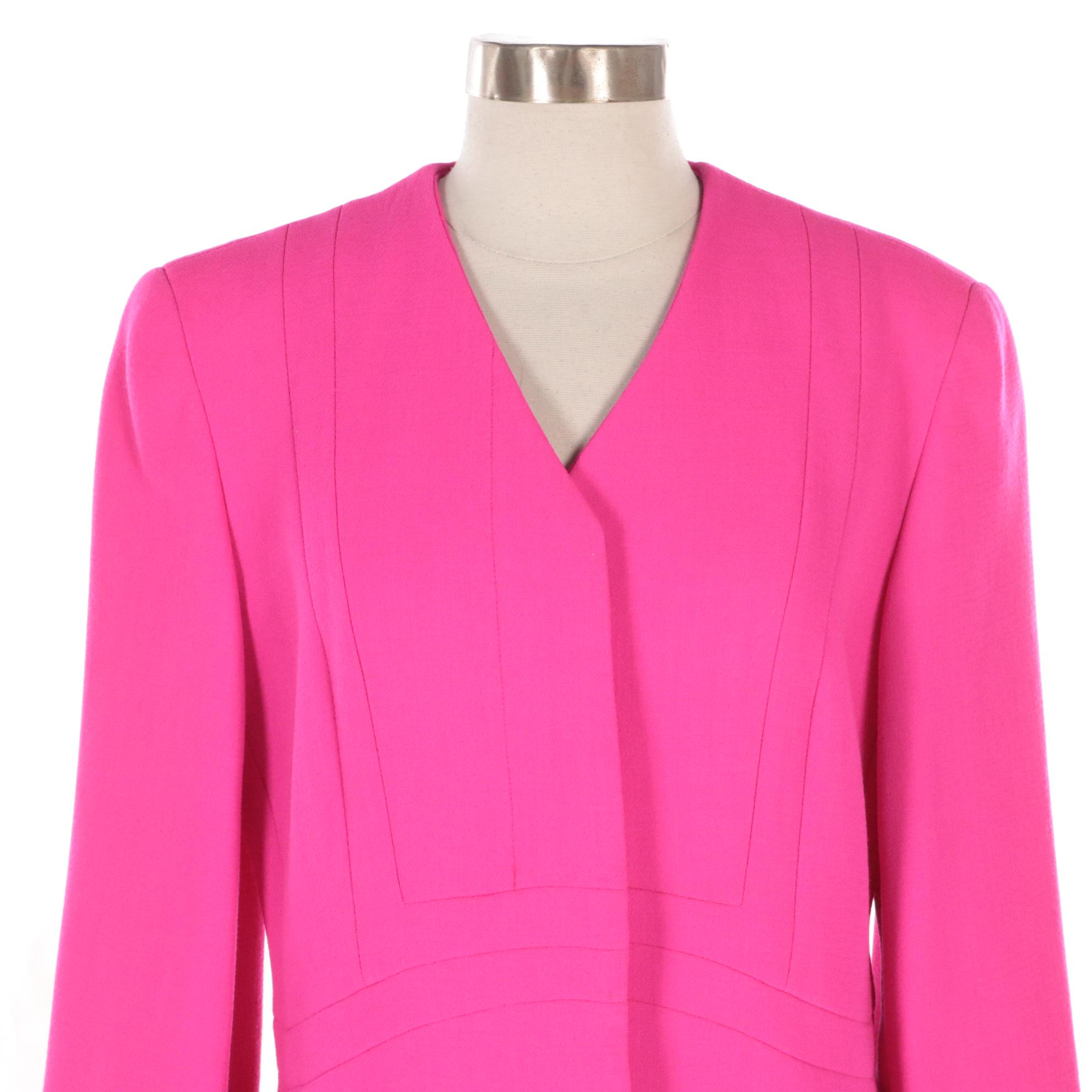 Giorgio Armani Hot Pink Long Jacket