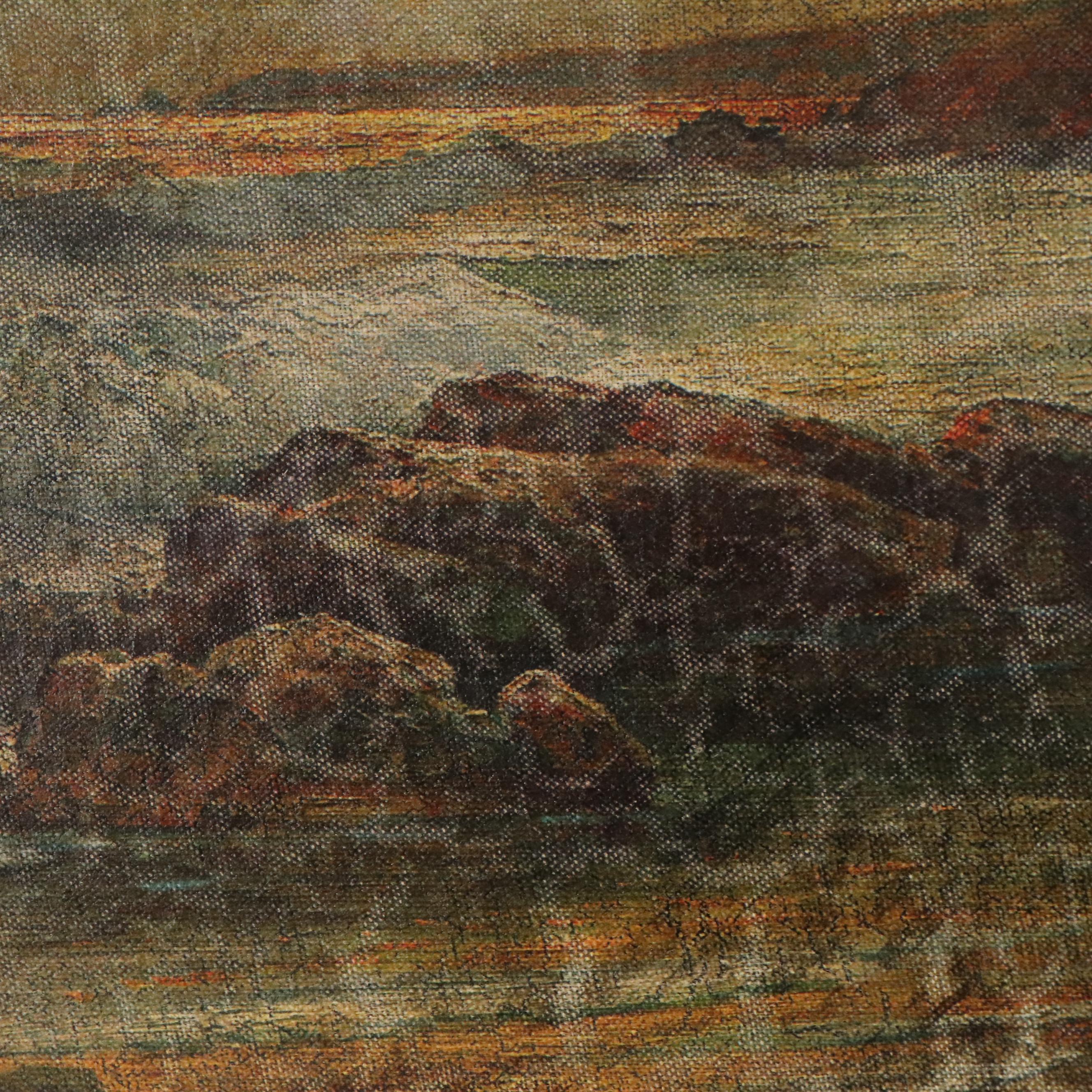 Offset Lithograph After Robert Wood "Sunset Shore"