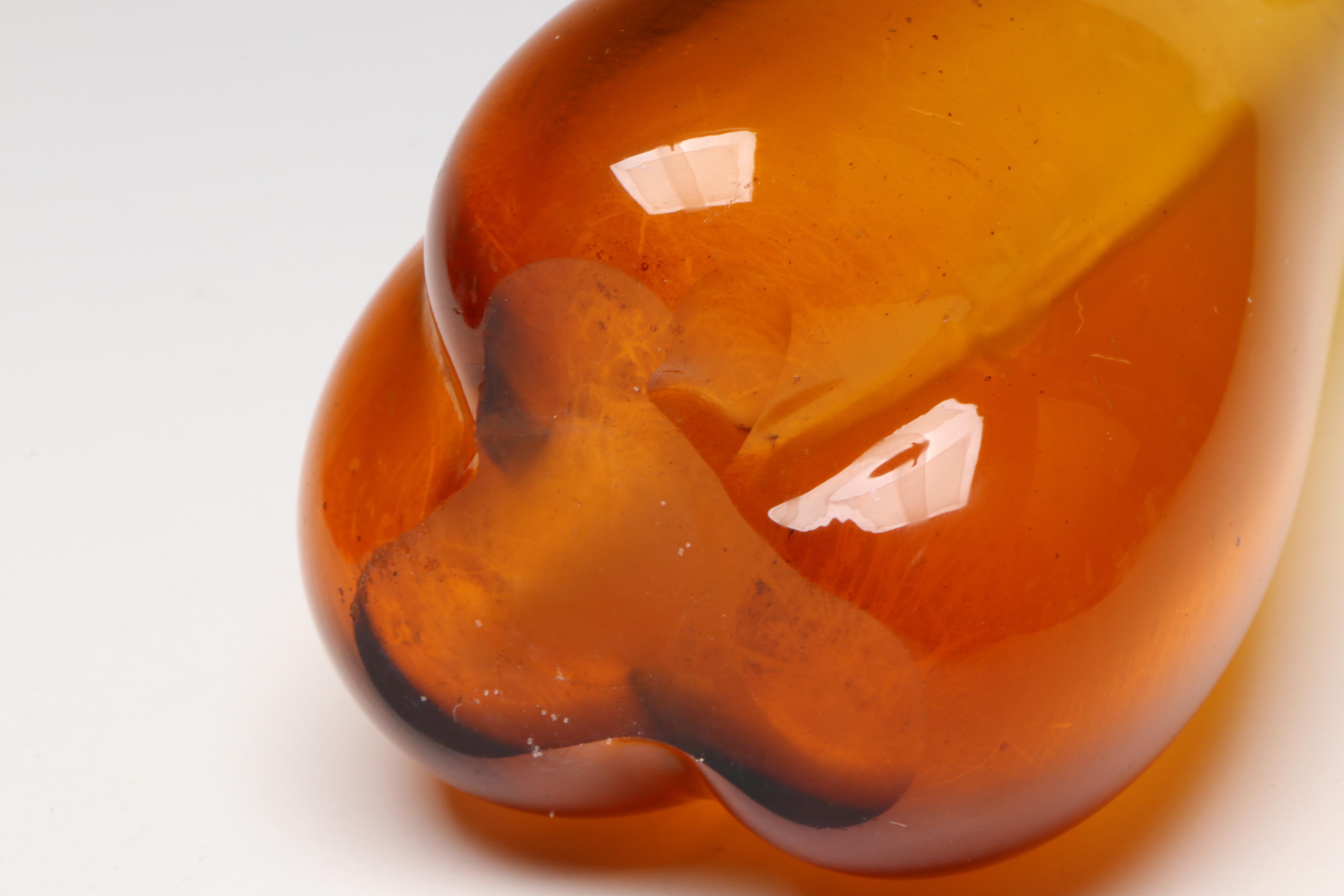 Pilgrim Crackle Glass Pitcher with Other Red and Amber Glass Decor