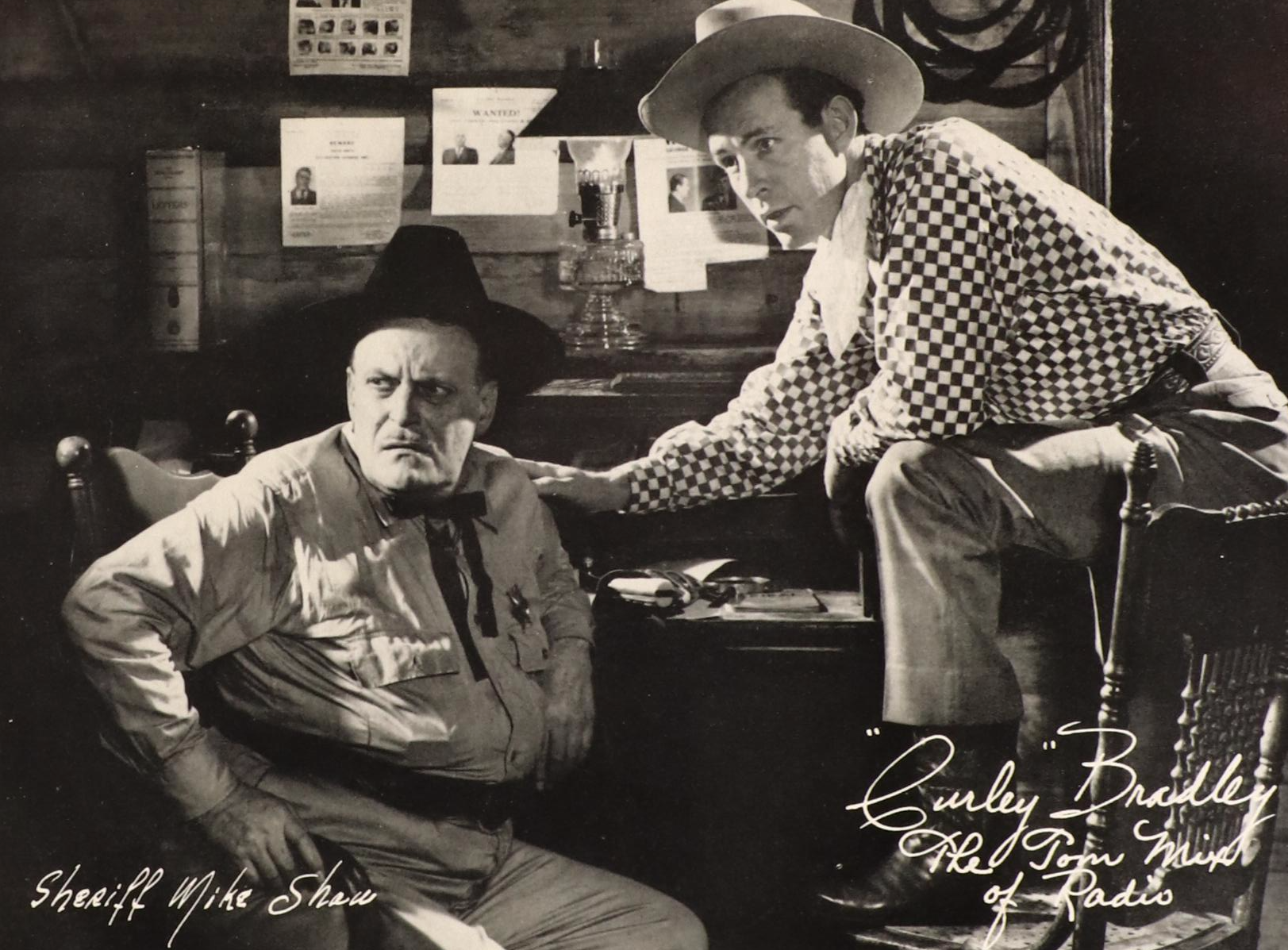 John Wayne Signed with Other Movie Cowboy Prints and Ephemera Albums
