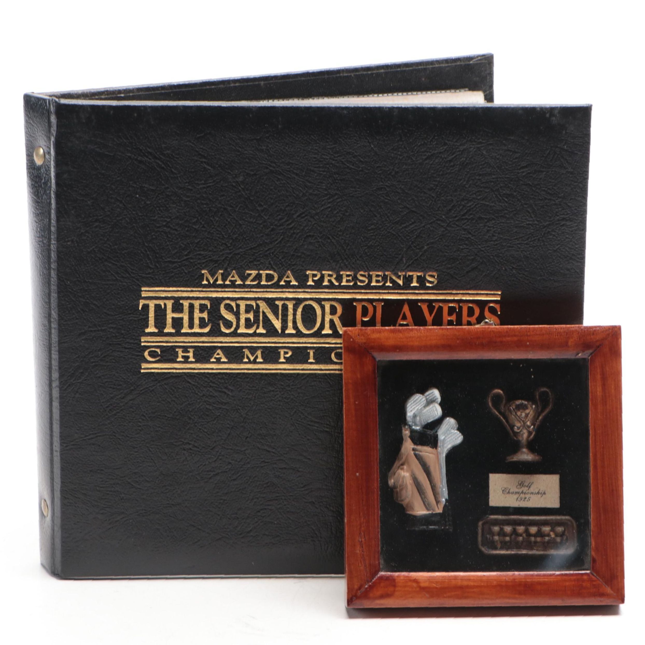 1991 PGA Tour Pro Set Senior Players Championship Cards and Wall Hanging