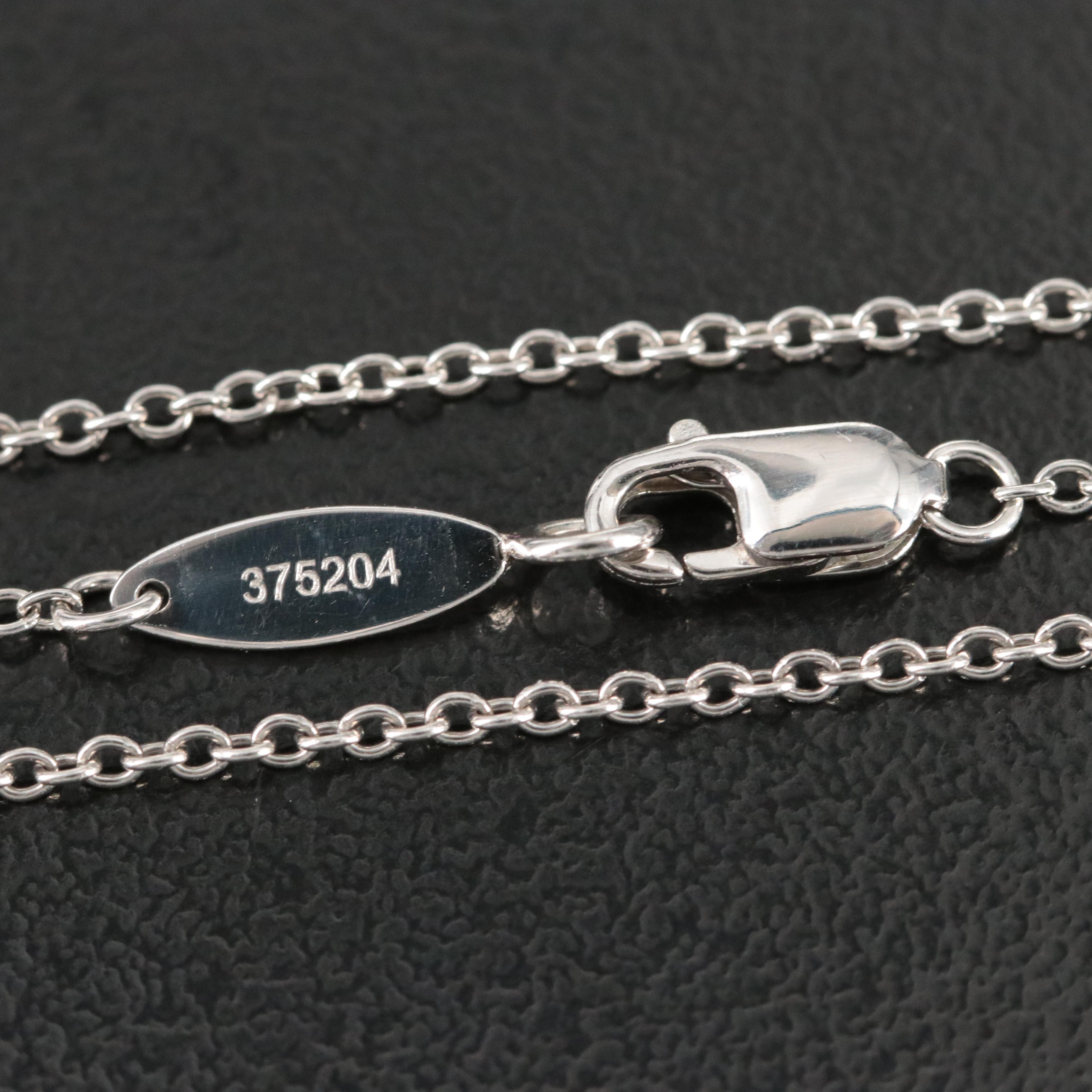 Harry Winston Platinum and Diamond Lucky 8 Charm Necklace
