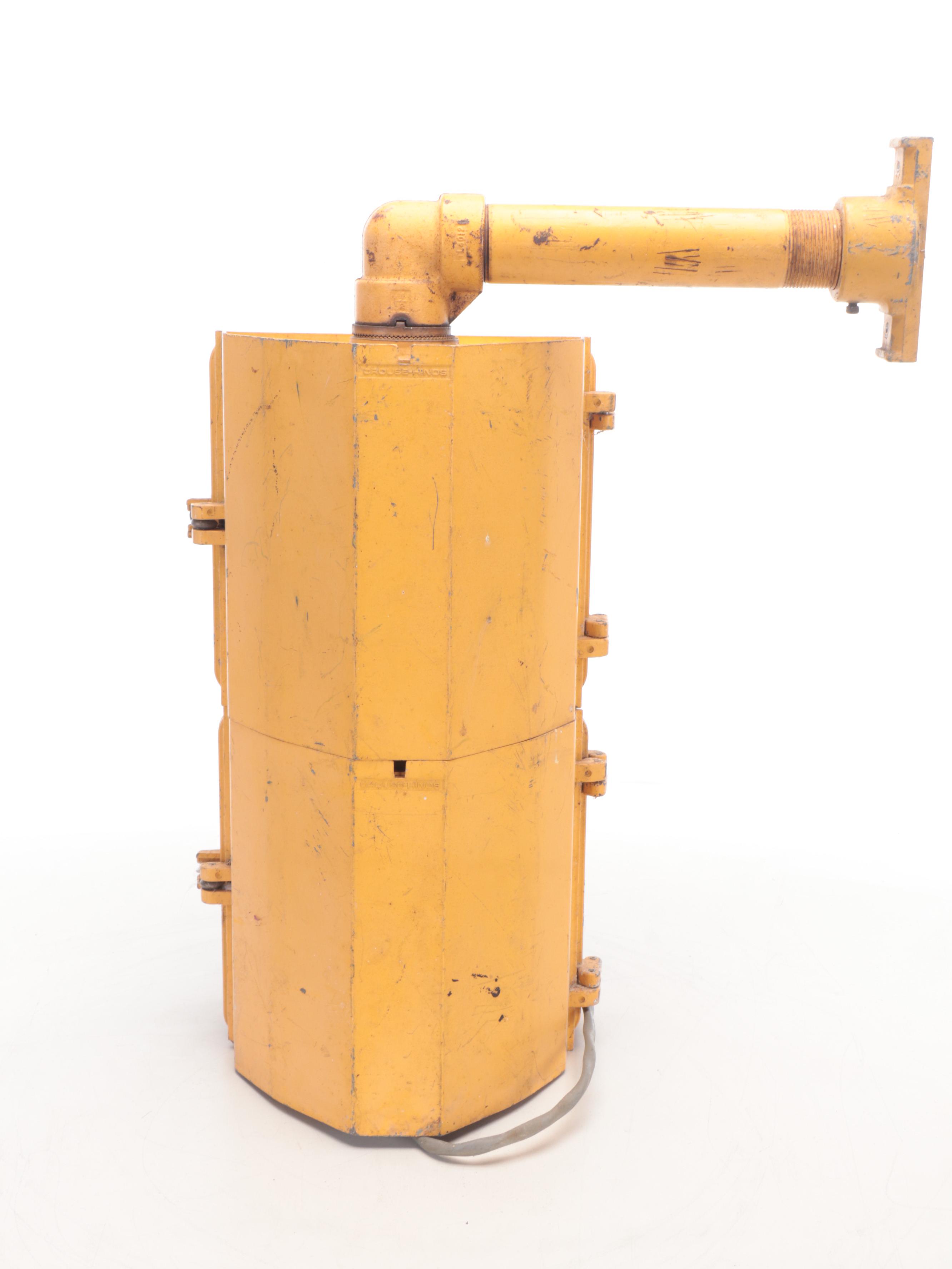 Don't Walk/Walk Metal Pedestrian Crosswalk Light