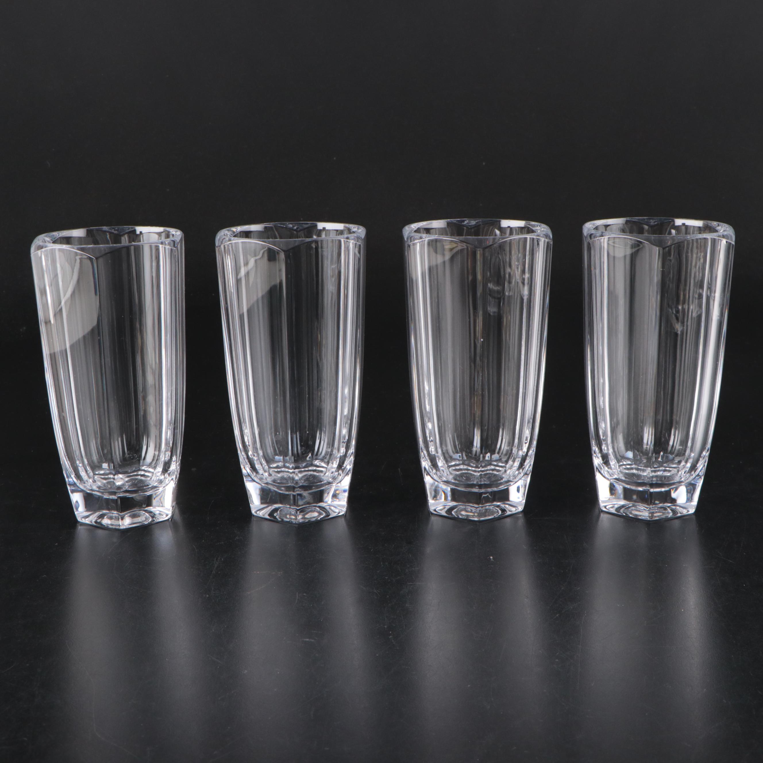Ralph Lauren "Lumiere" Crystal Double Old Fashioned Glasses and Tumblers