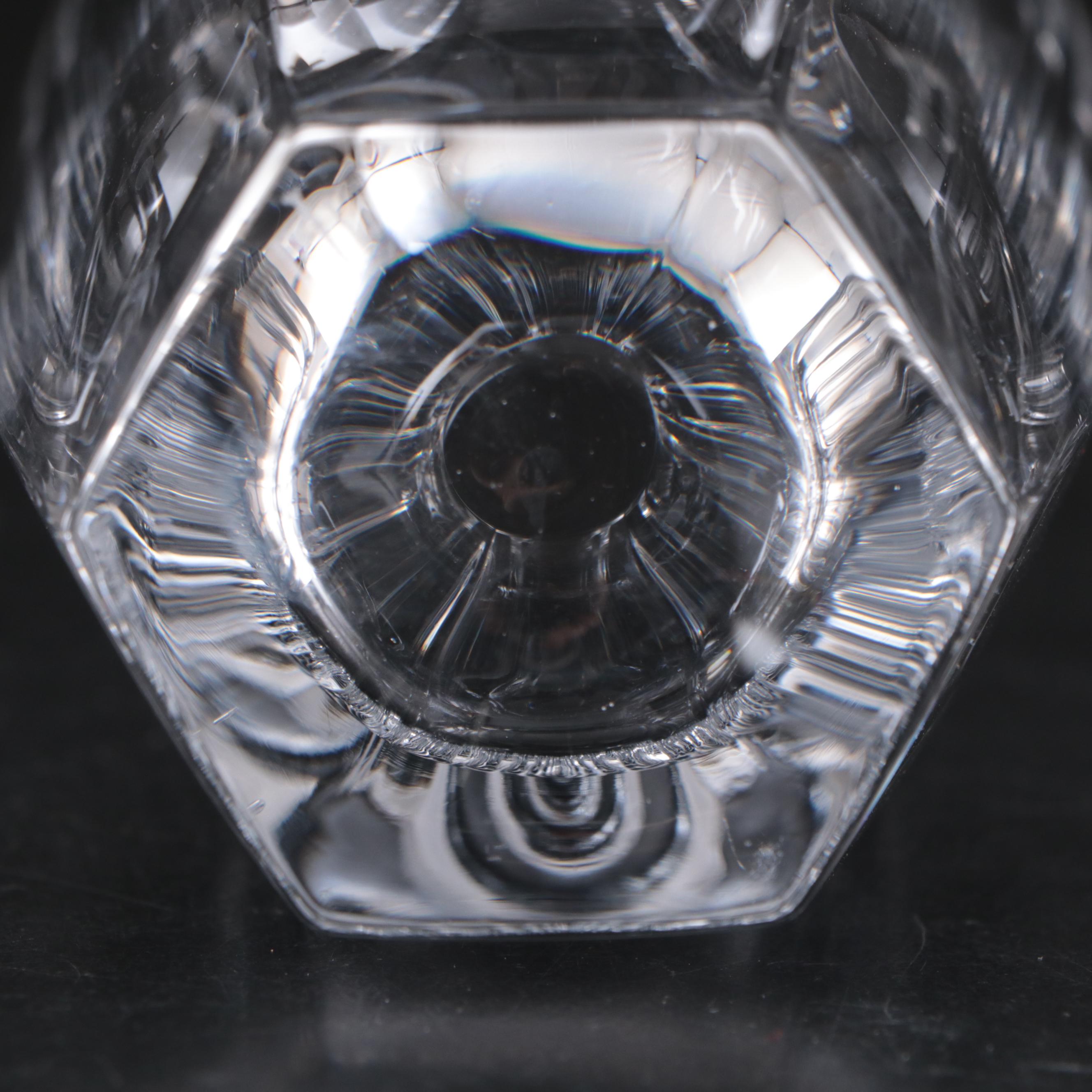 Ralph Lauren "Lumiere" Crystal Double Old Fashioned Glasses and Tumblers