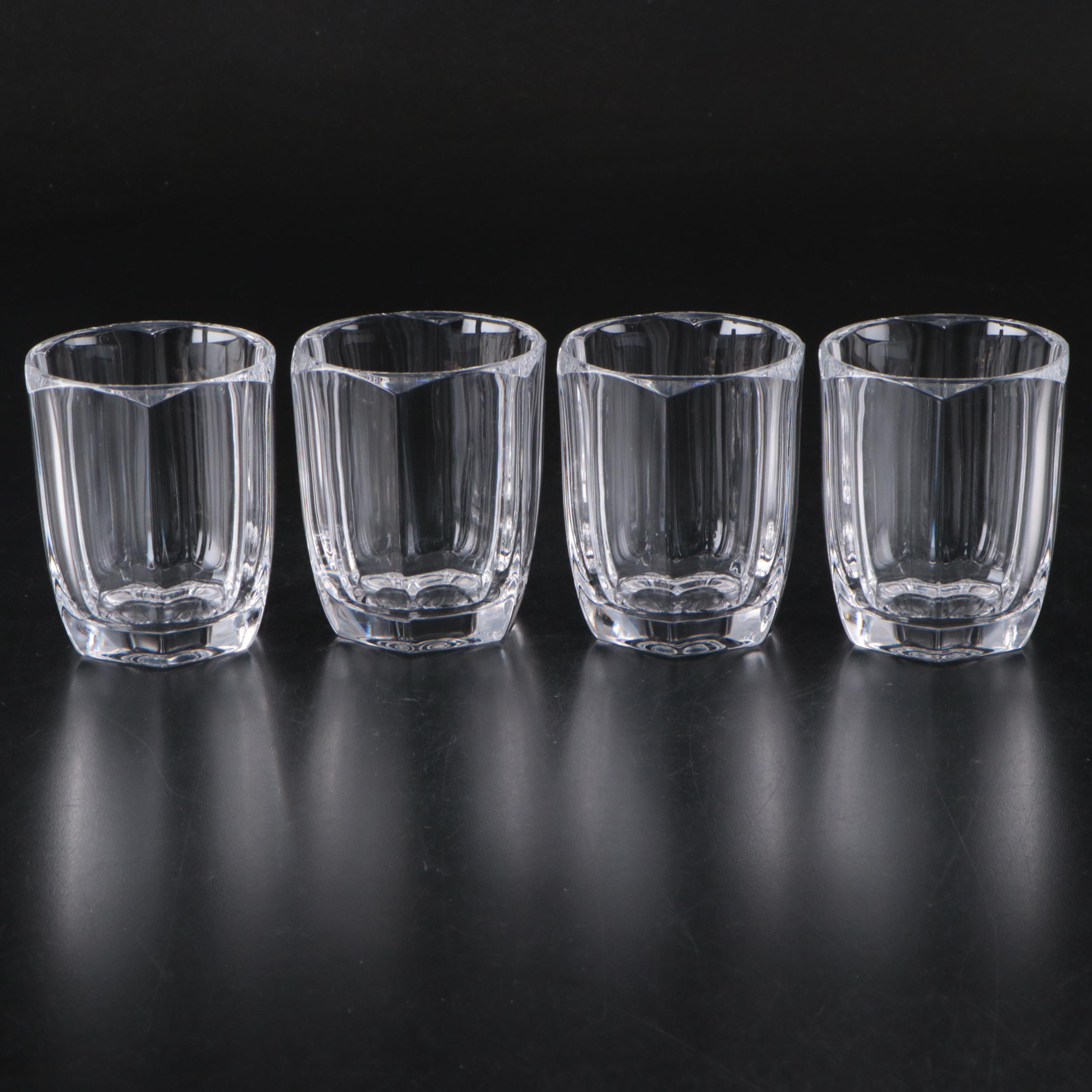 Ralph Lauren "Lumiere" Crystal Double Old Fashioned Glasses and Tumblers