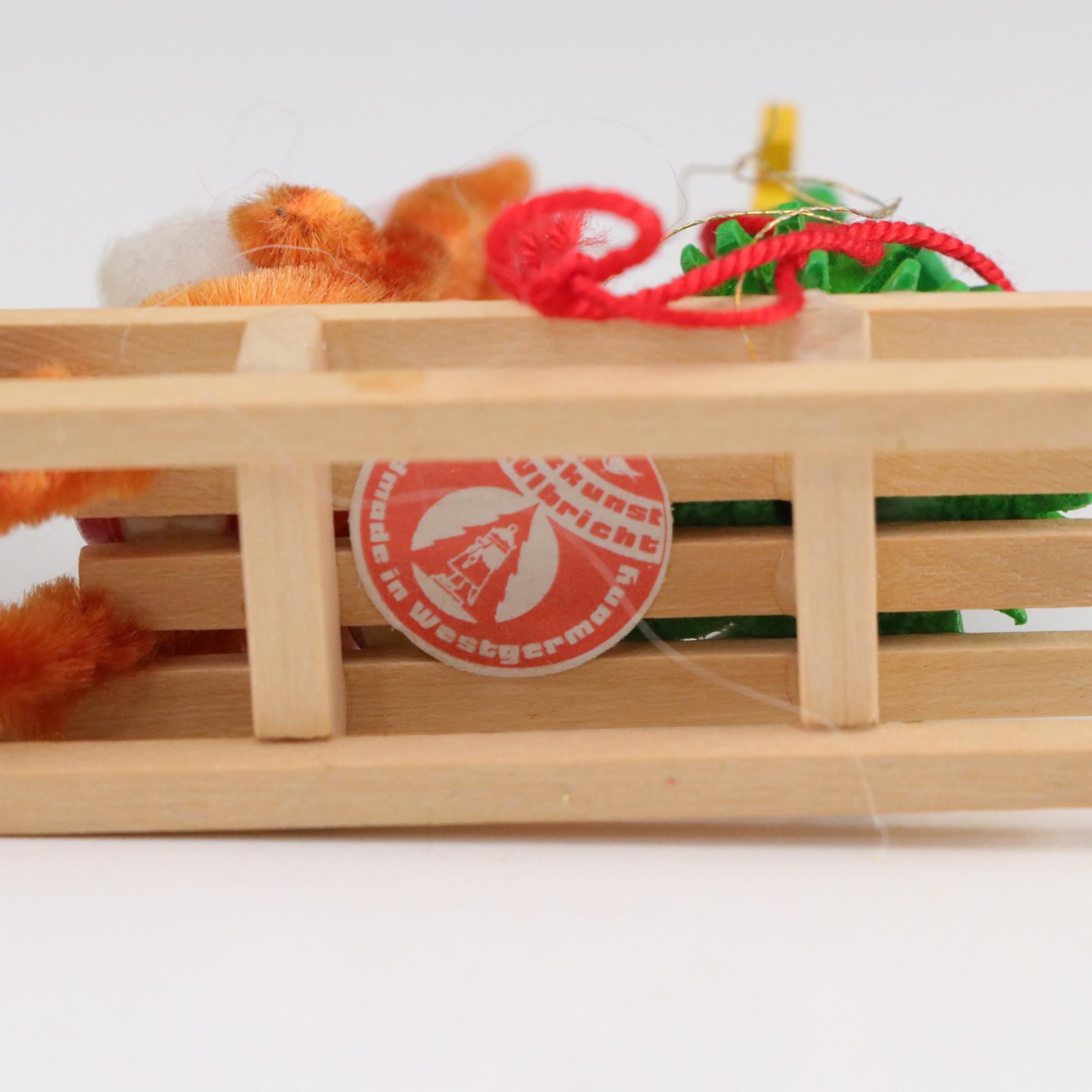 German Incense Smoker and Wooden Santa Figurines