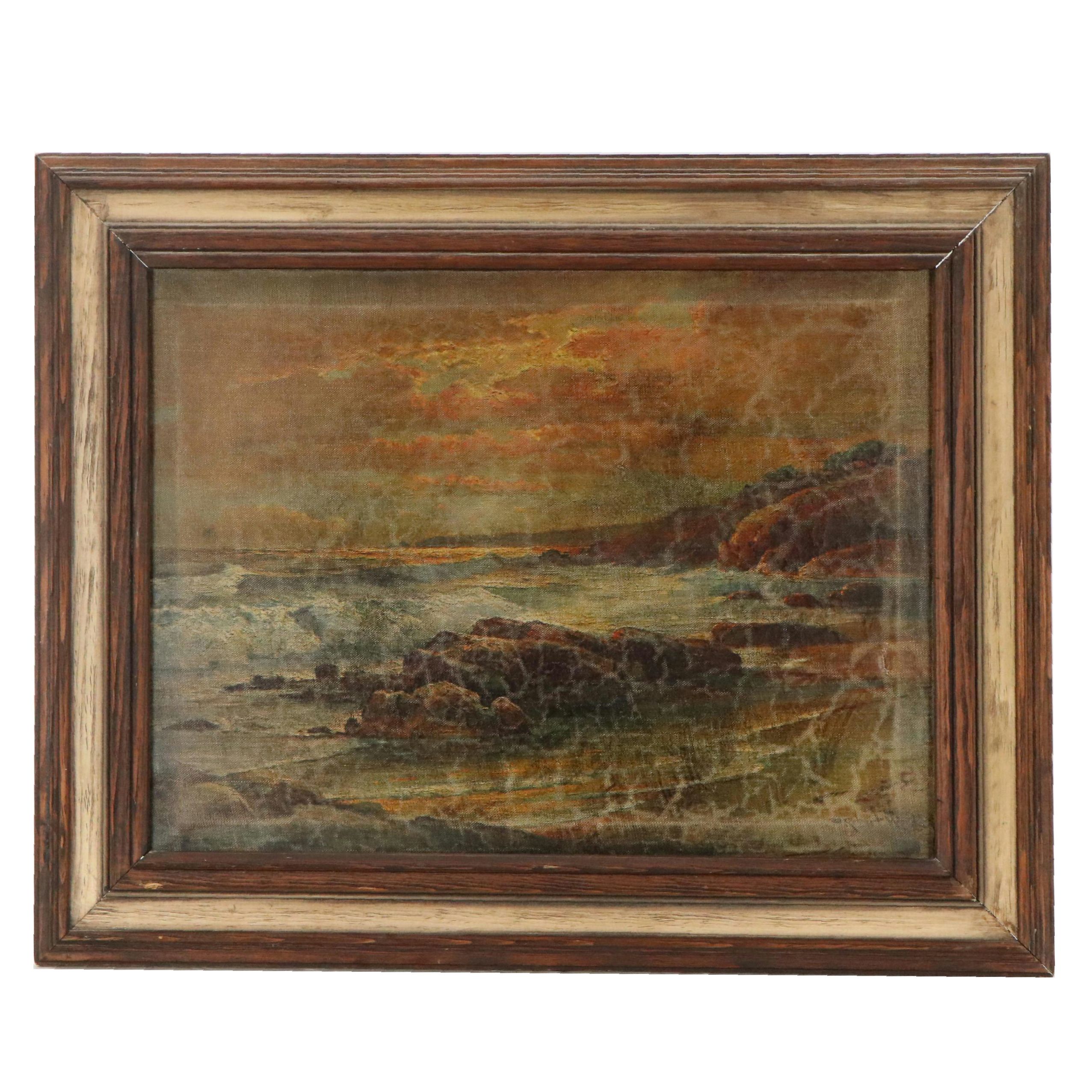 Offset Lithograph After Robert Wood "Sunset Shore"