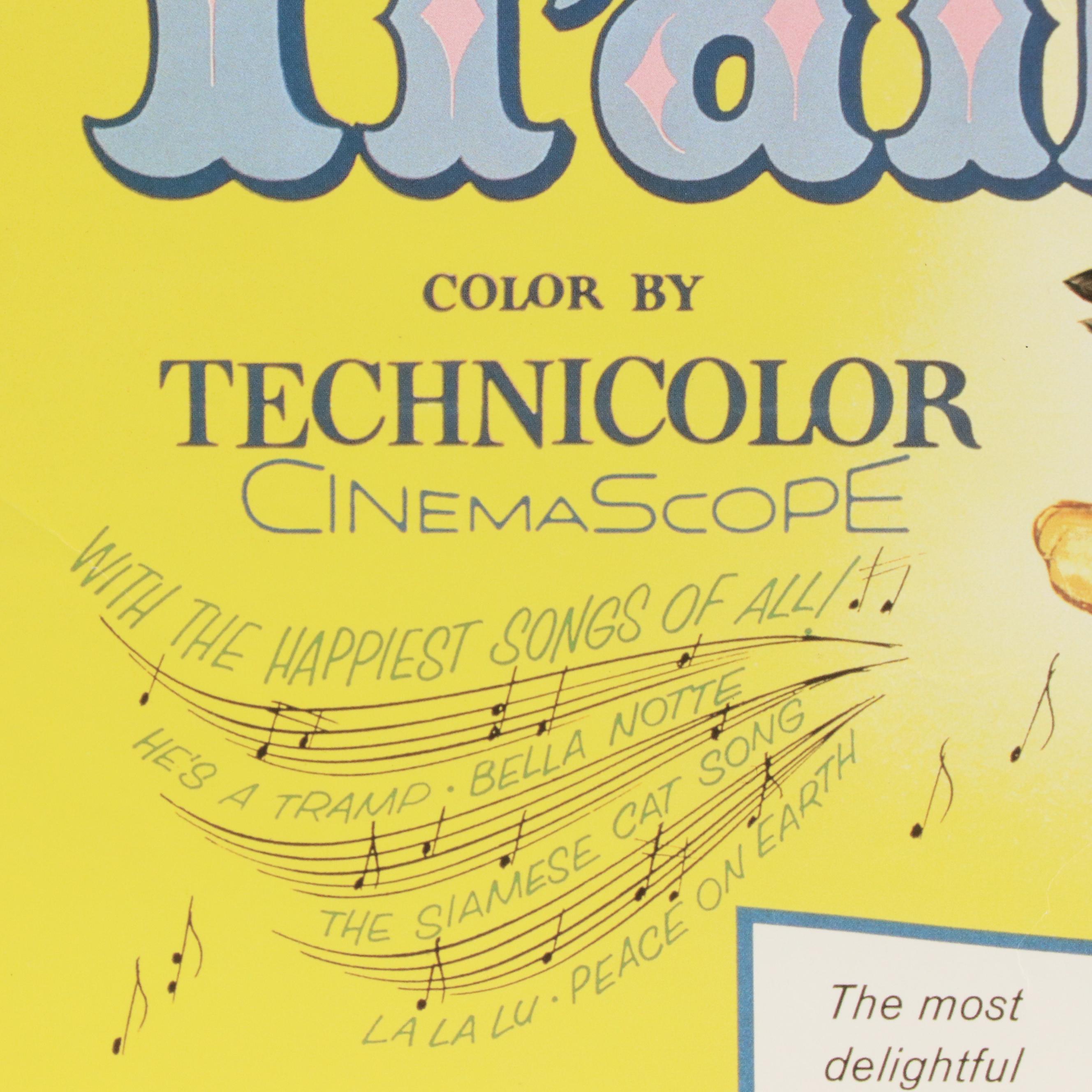 Disney "Lady and the Tramp" Movie Poster