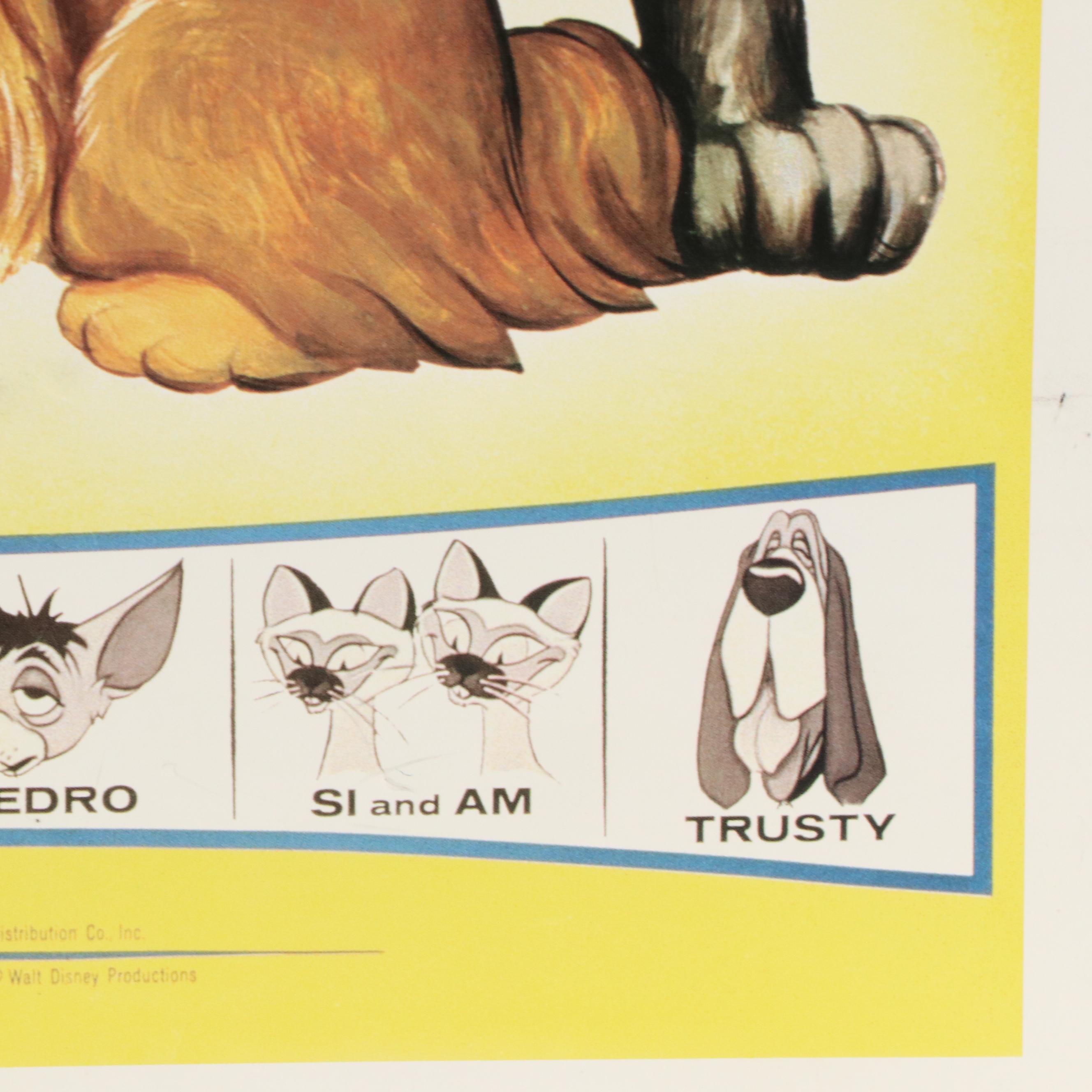 Disney "Lady and the Tramp" Movie Poster