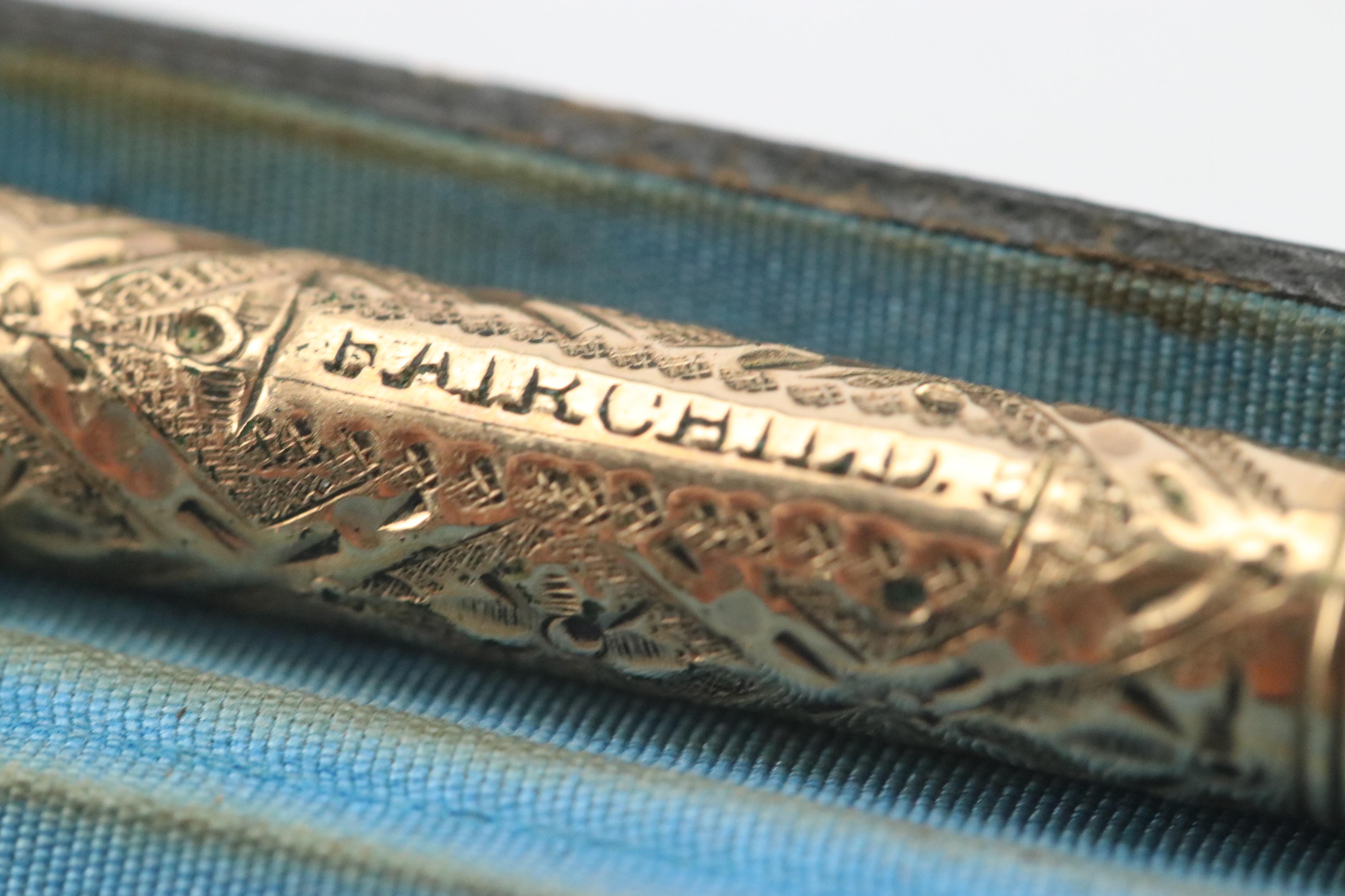 Leroy Fairchild Mother-of-Pearl Ink Dip Pens with Other Pens and Nibs