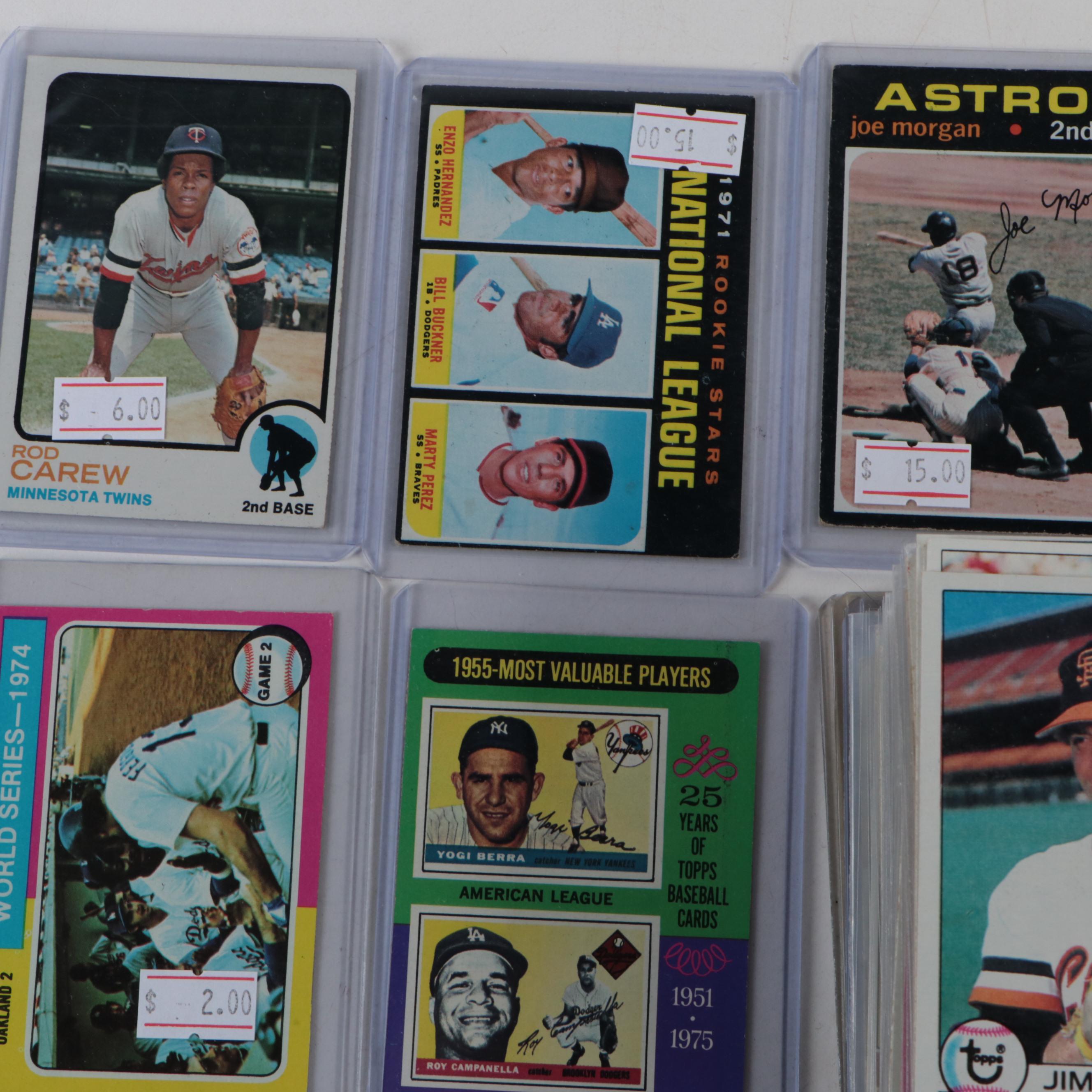 1970s Topps Lou Brock, Brooks Robinson, Frank Robinson and More Baseball Cards