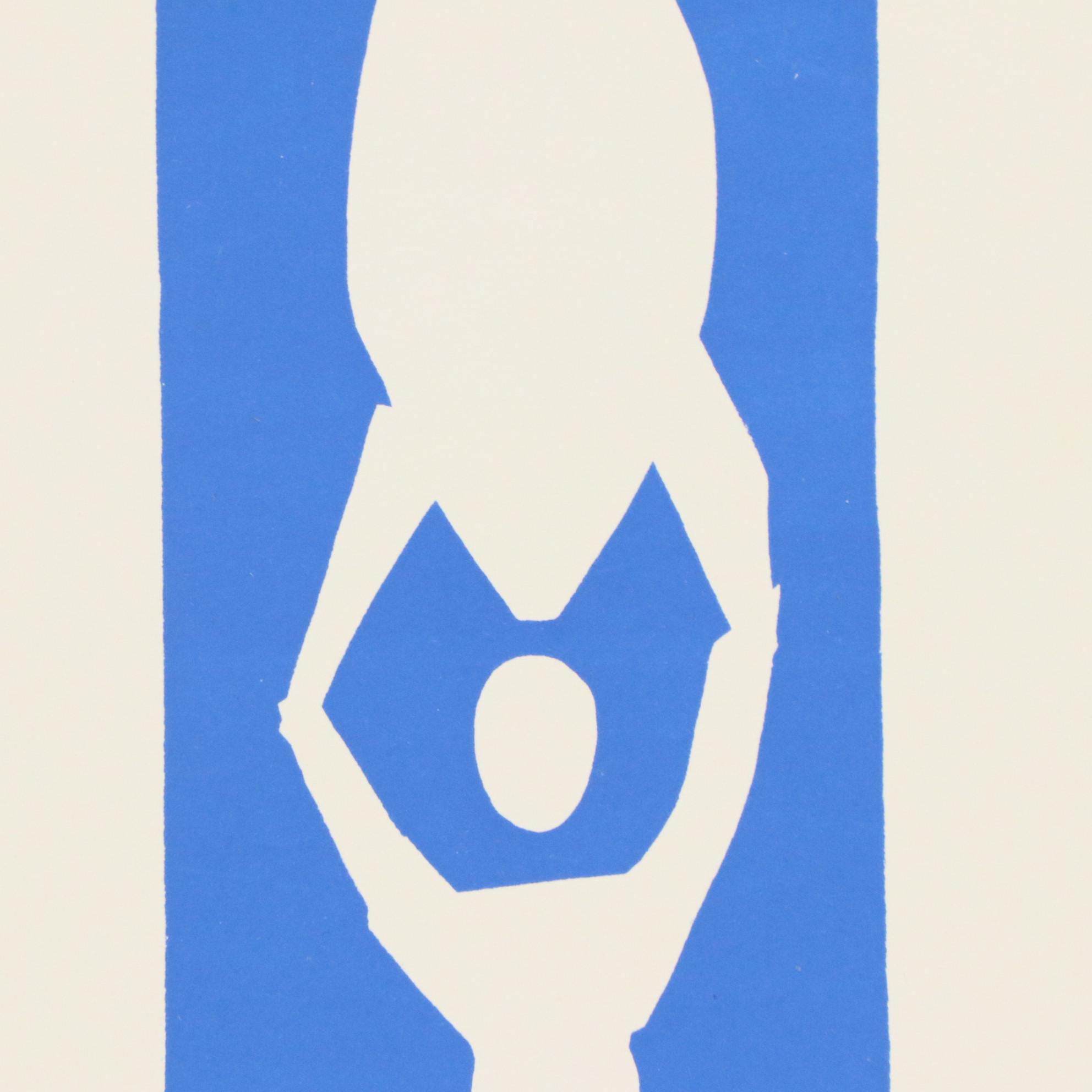 Color Lithograph After Henri Matisse "Femme a l'Amphore"