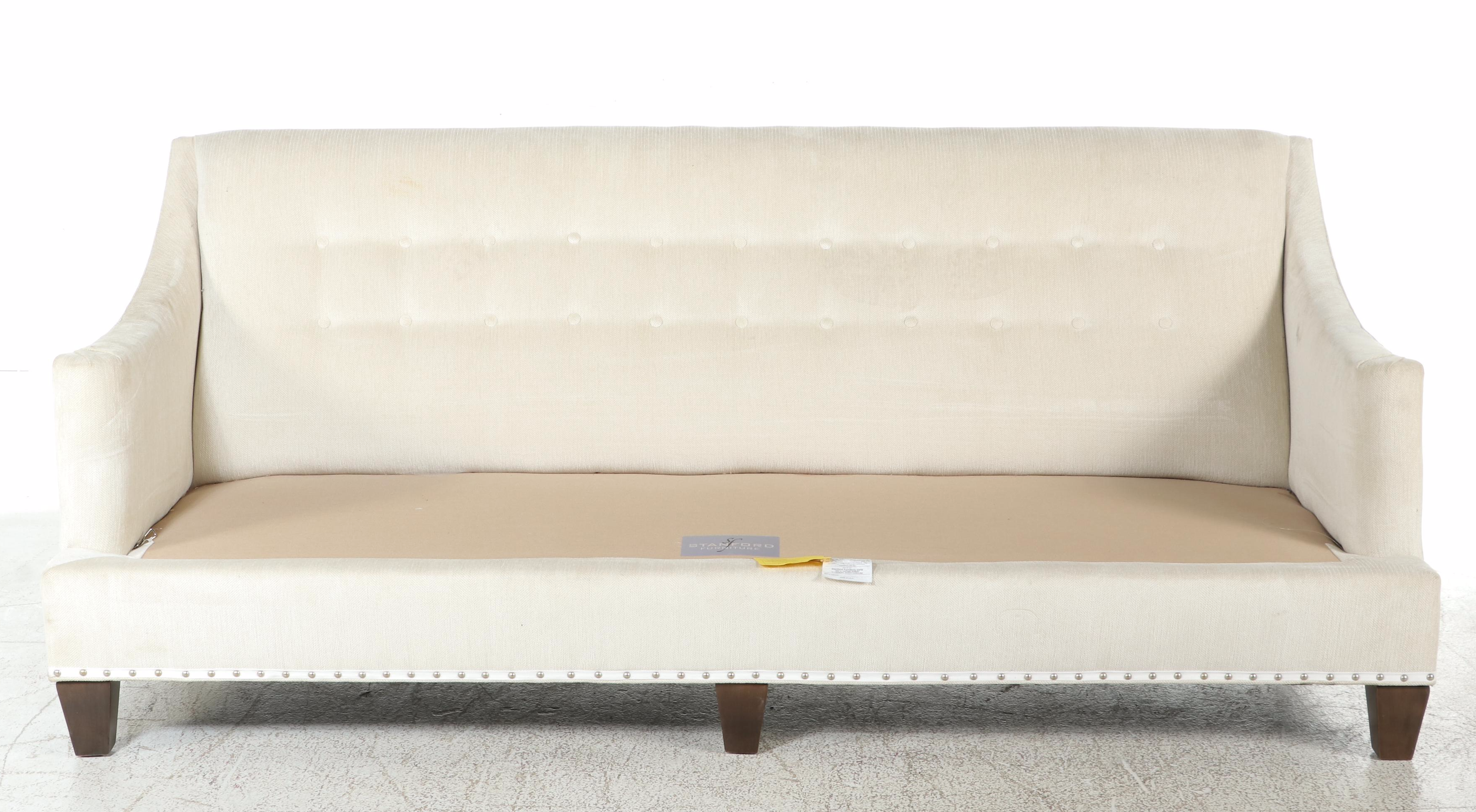 Stanford Furniture Contemporary Button-Tufted Sofa