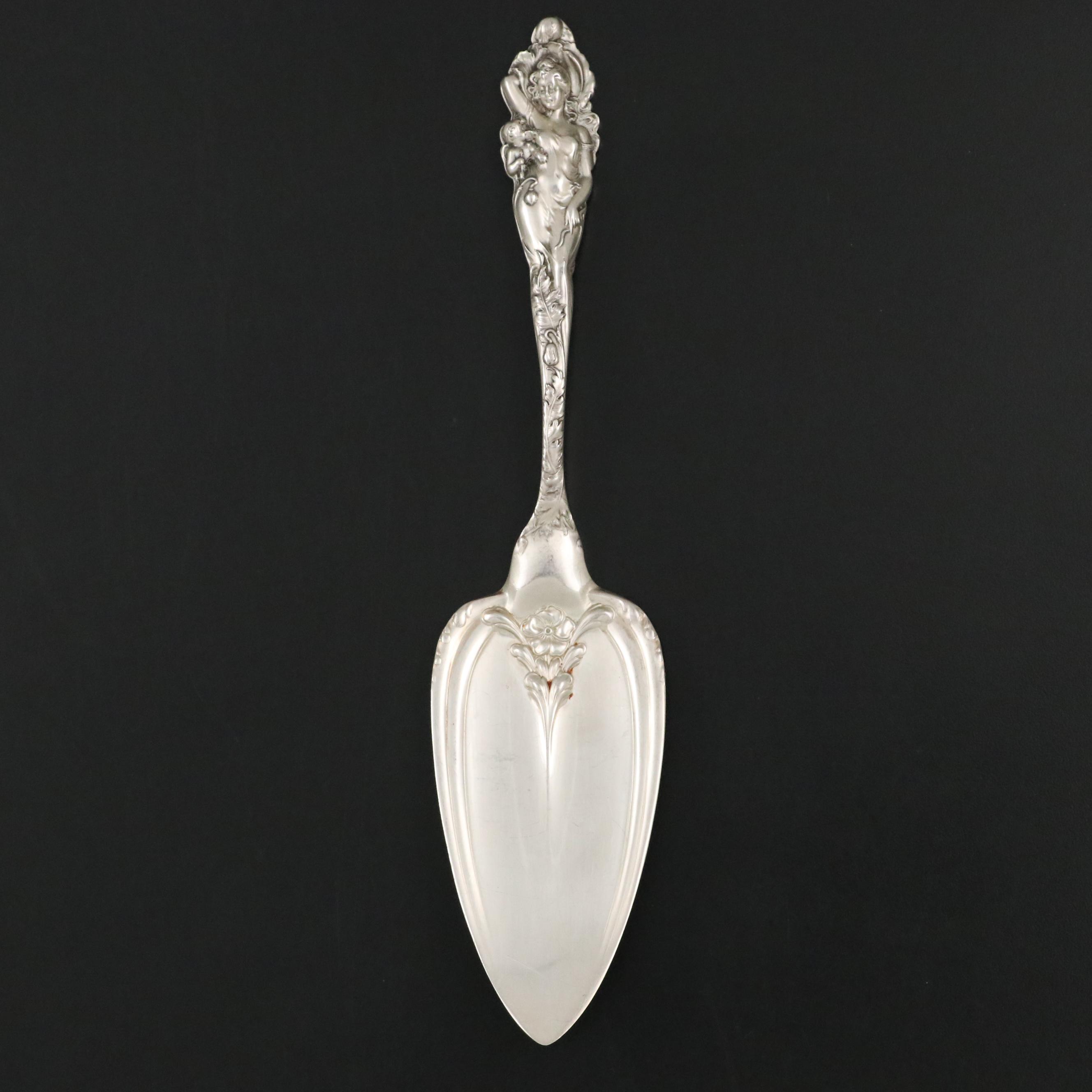 Reed & Barton "Love Disarmed" Sterling Pie Server, 1899–1928