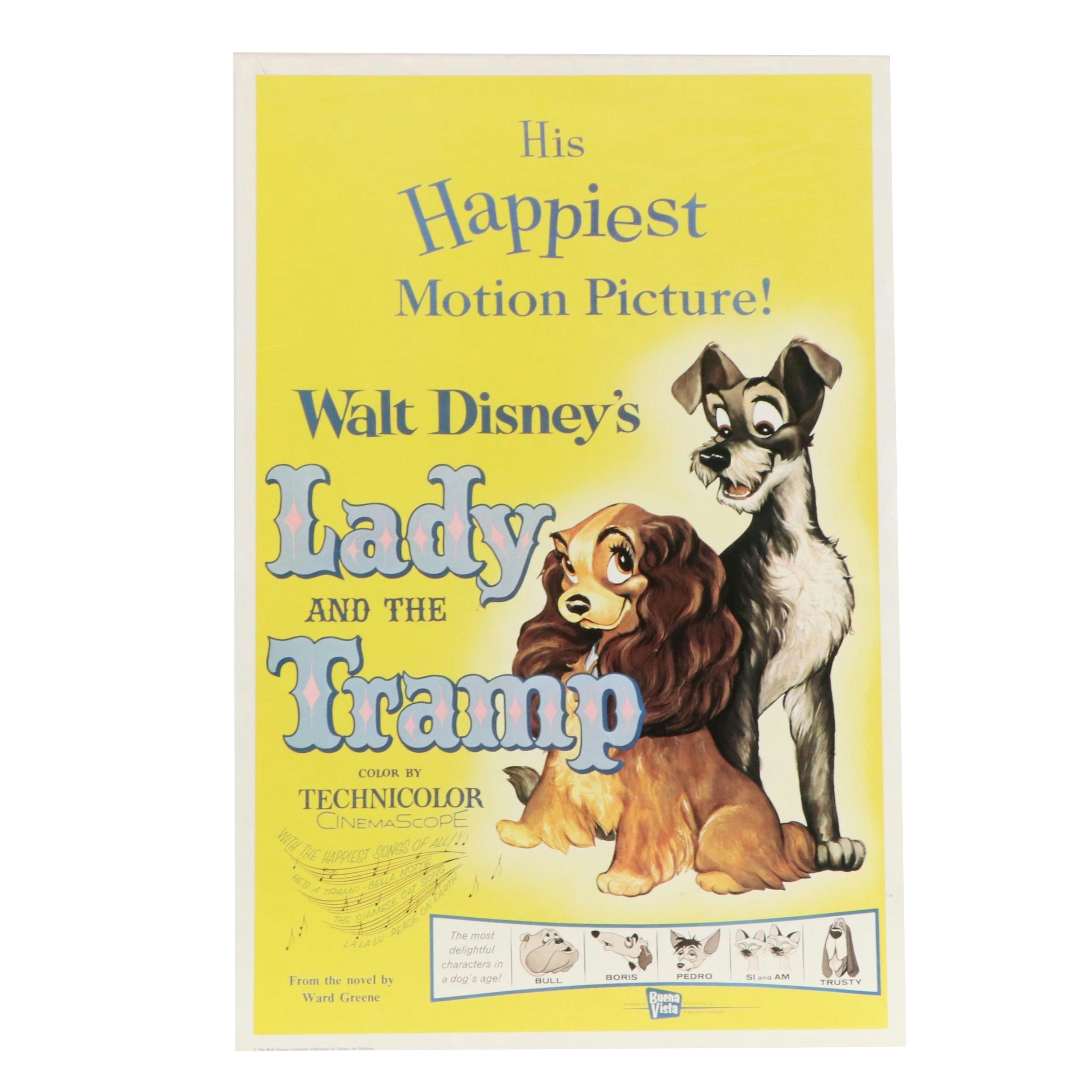 Disney "Lady and the Tramp" Movie Poster