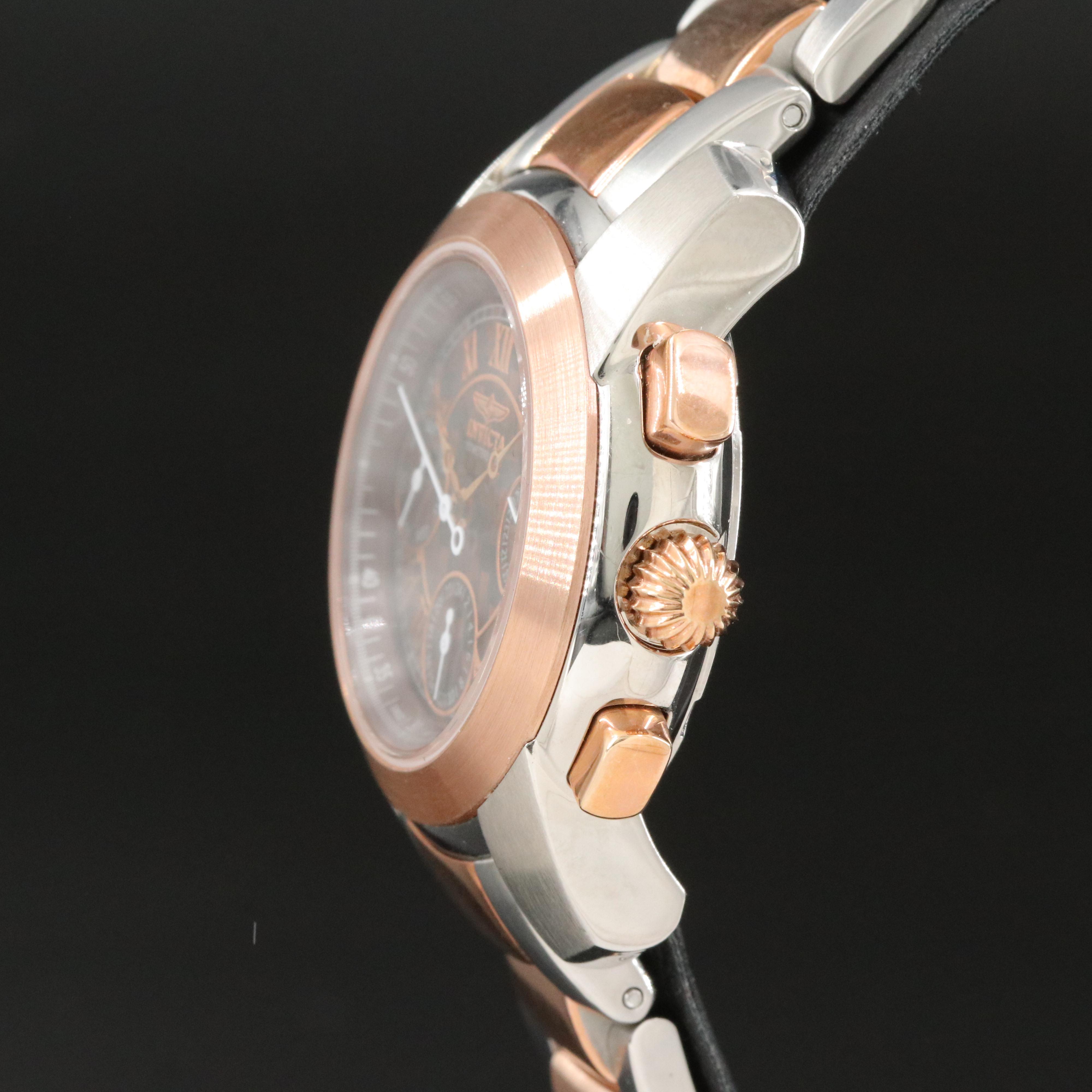 Invicta Lugano ref. 4064 Multi-Function Quartz Steel Watch