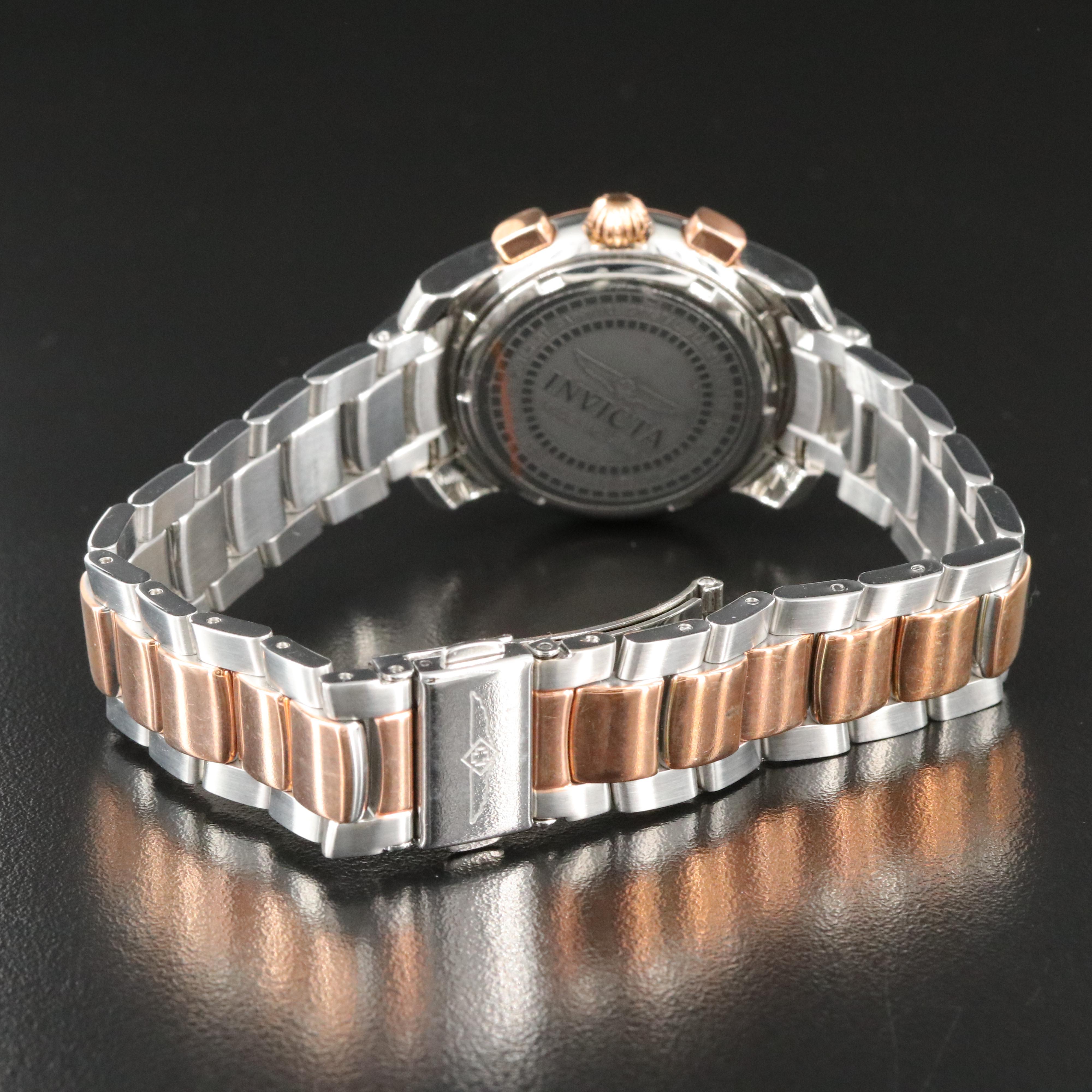 Invicta Lugano ref. 4064 Multi-Function Quartz Steel Watch