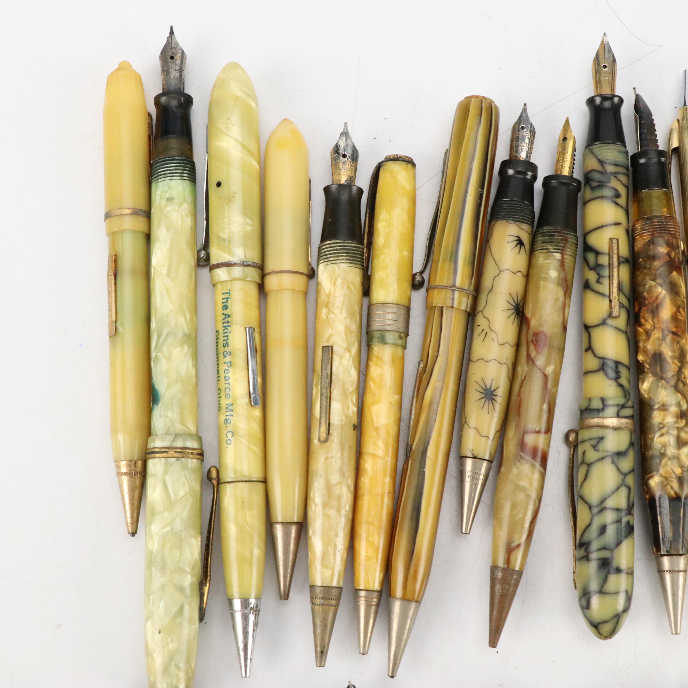 Avon Celluloid Pen with Faux MOP Inlays and More