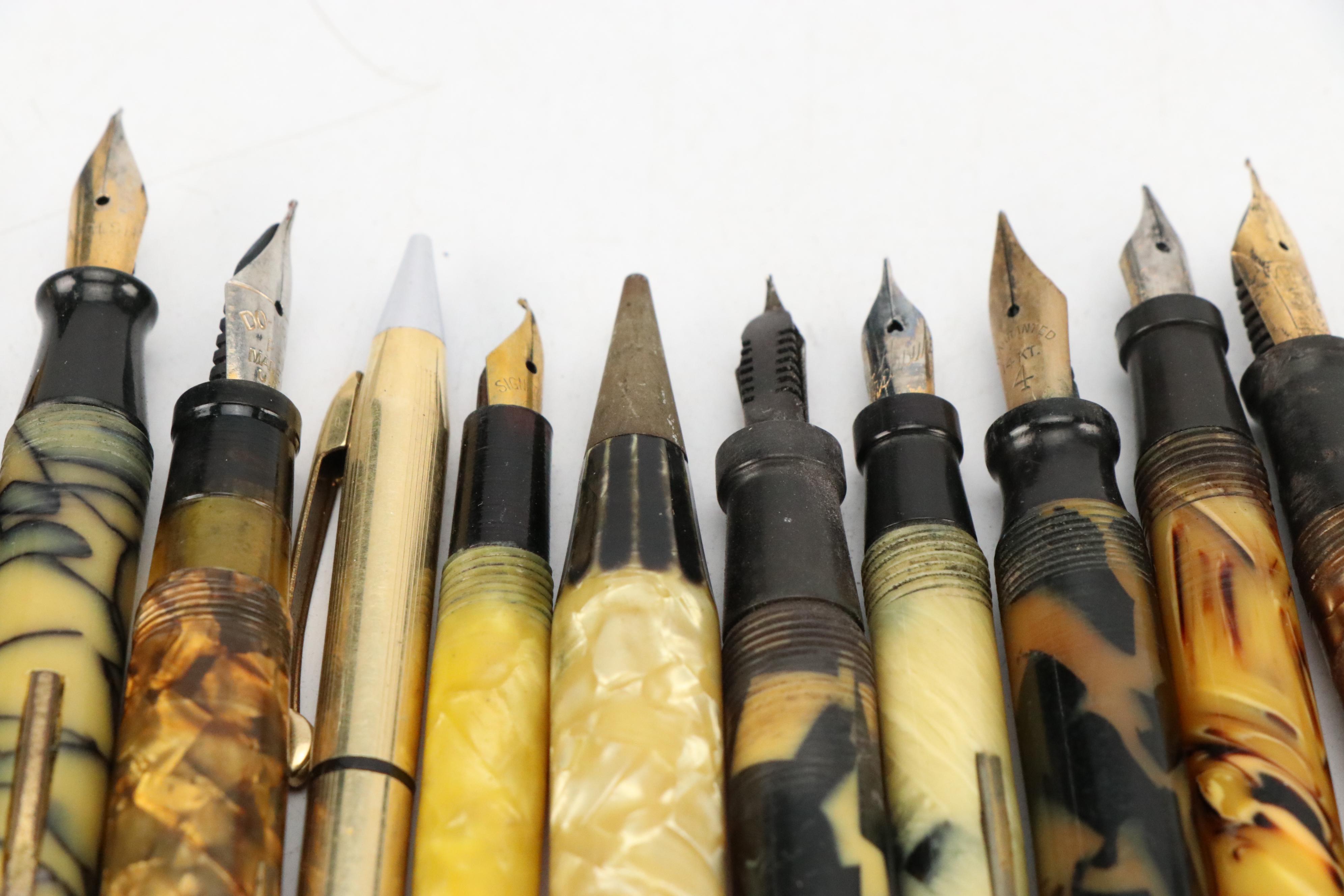 Avon Celluloid Pen with Faux MOP Inlays and More