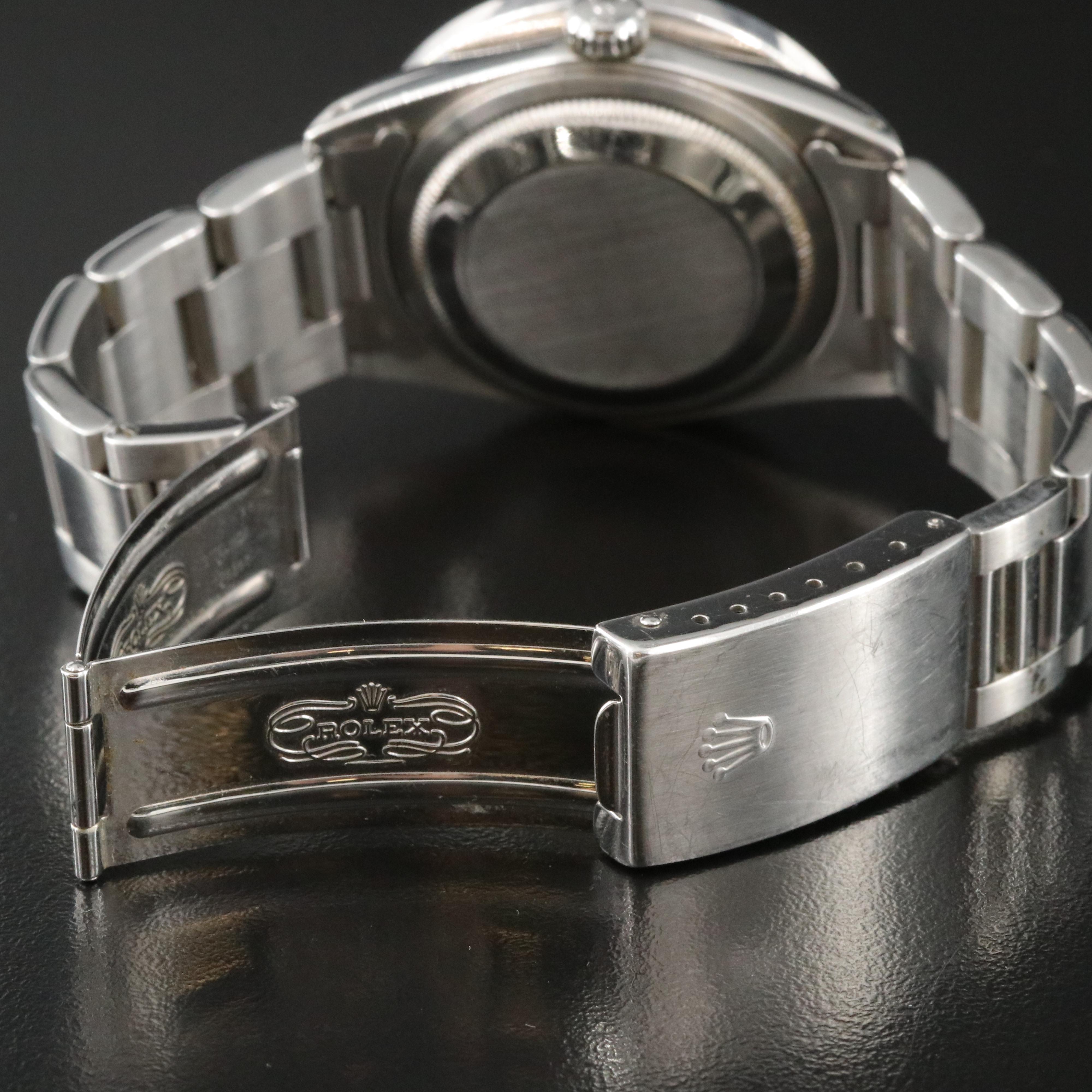 Rolex Datejust 16220 Custom 3.75 CTW Diamond Dial & Bezel Automatic Watch