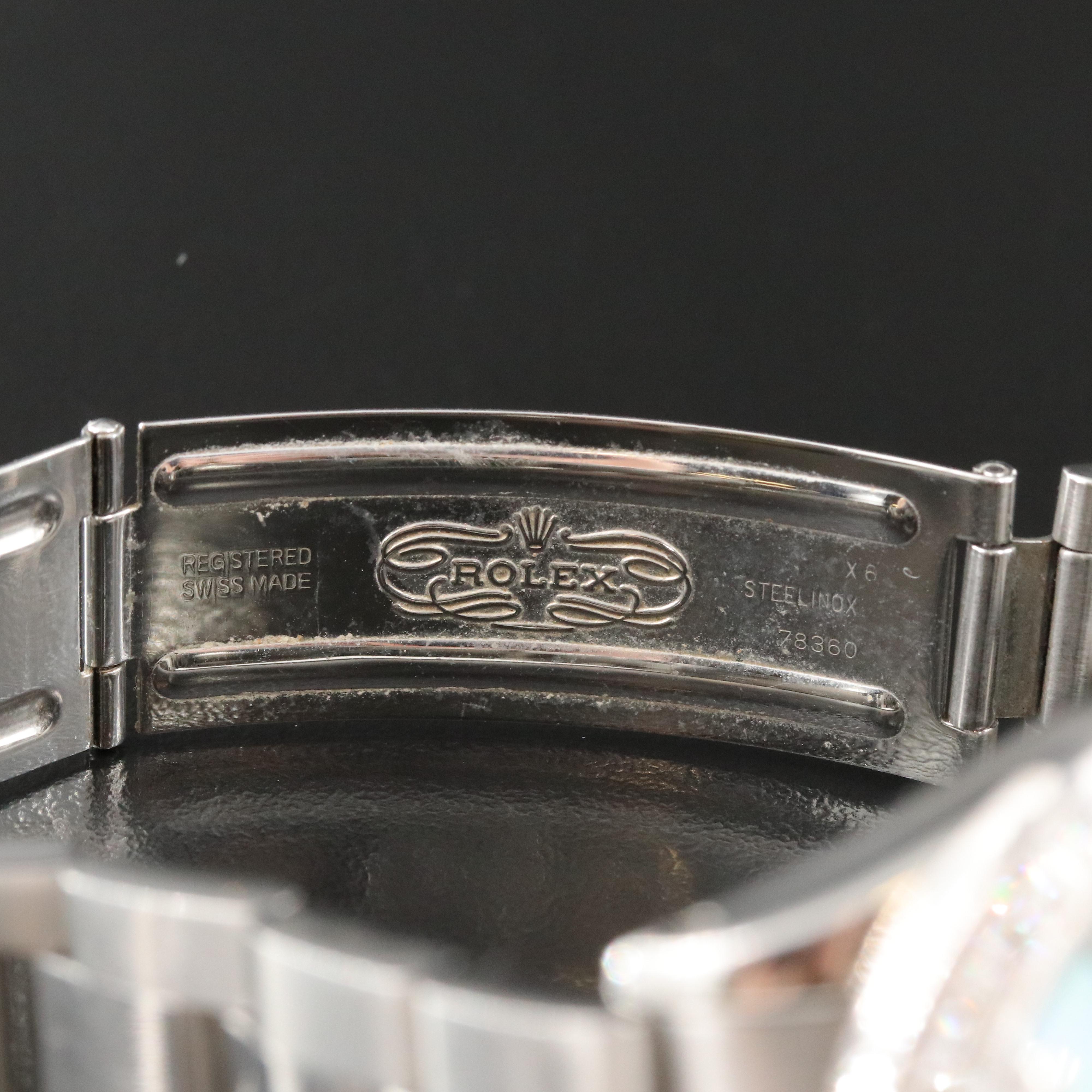 Rolex Datejust 16220 Custom 3.75 CTW Diamond Dial & Bezel Automatic Watch