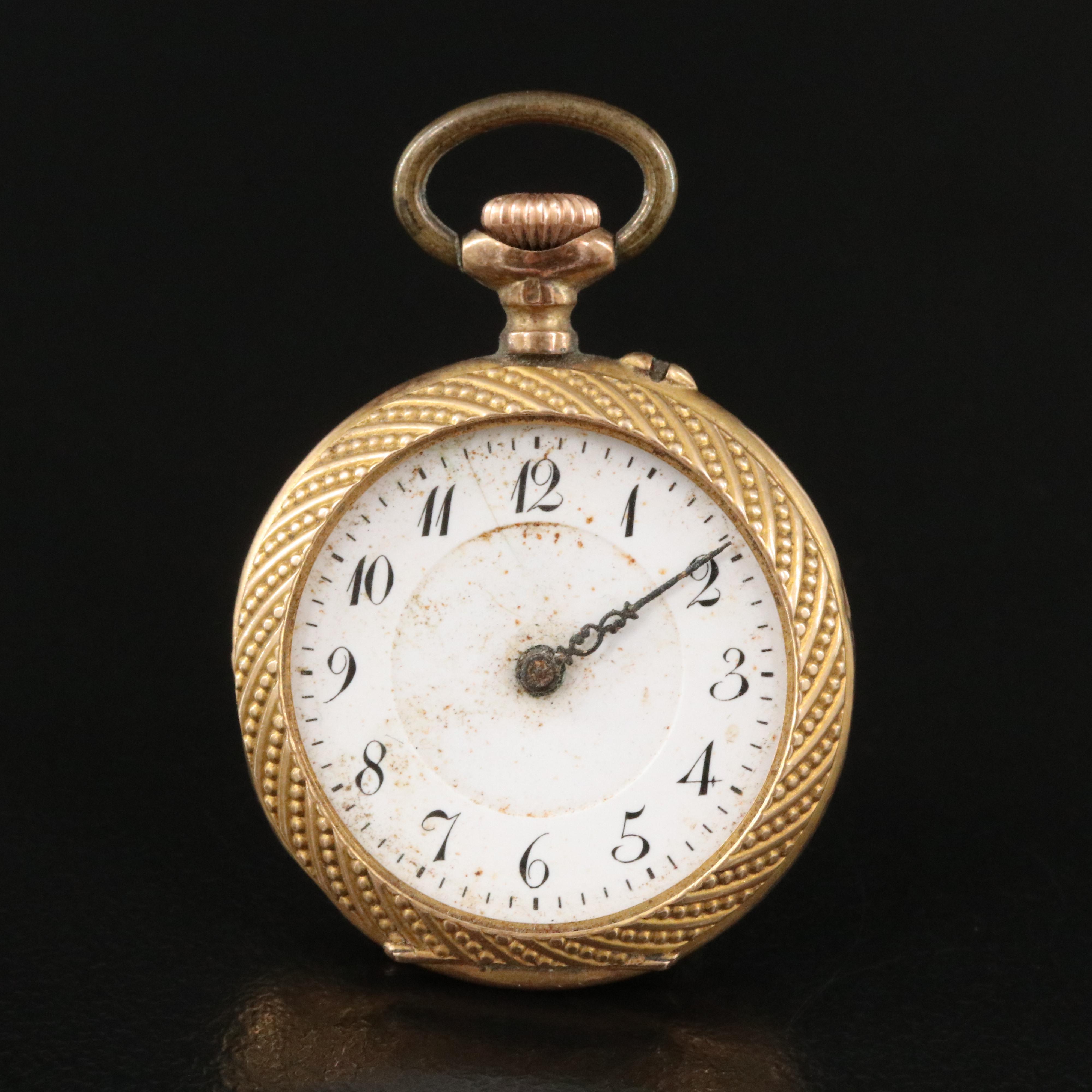 Antique Swiss 14K Gold Pocket Watch