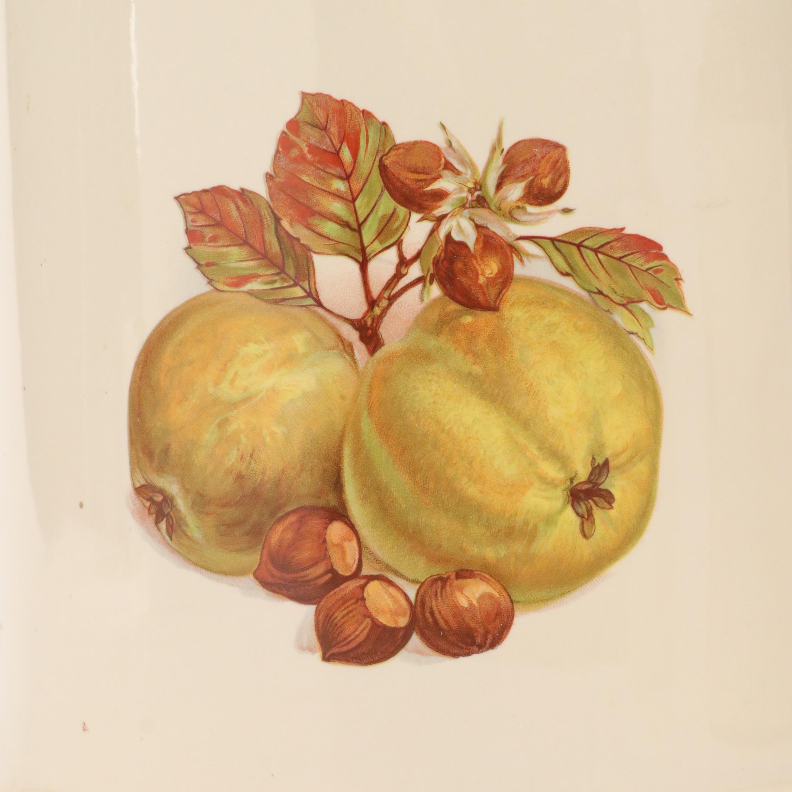 McCoy Pottery "Fruit Festival" Canister Set