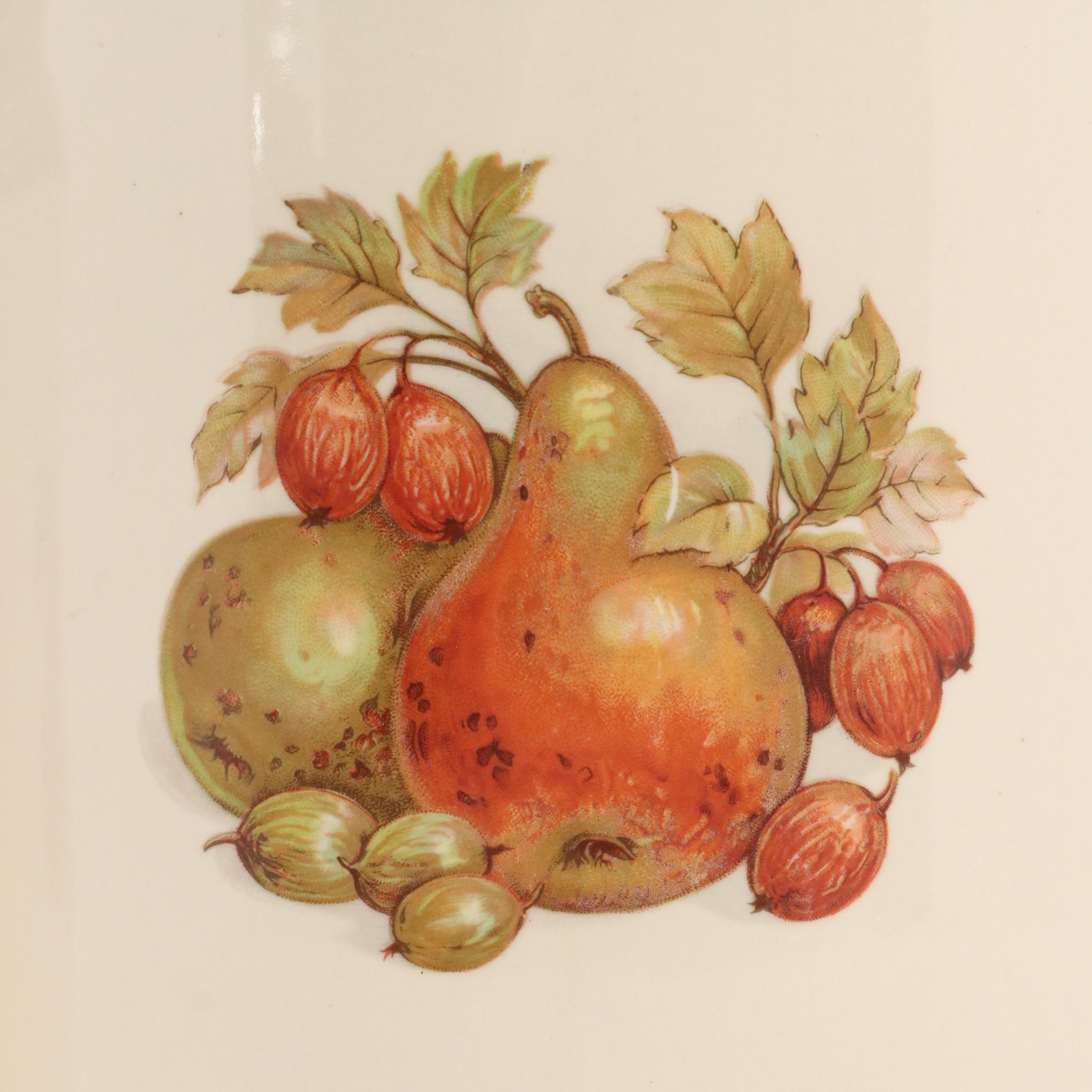 McCoy Pottery "Fruit Festival" Canister Set