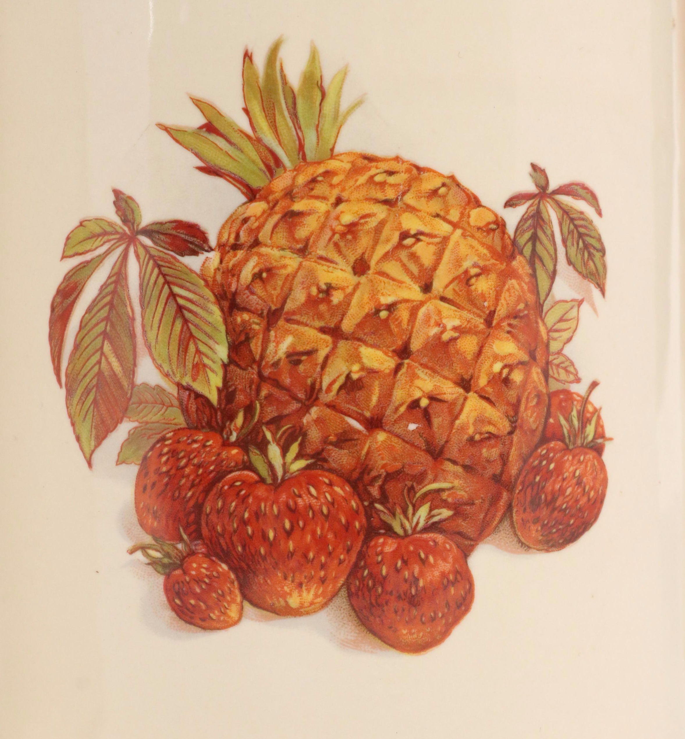 McCoy Pottery "Fruit Festival" Canister Set