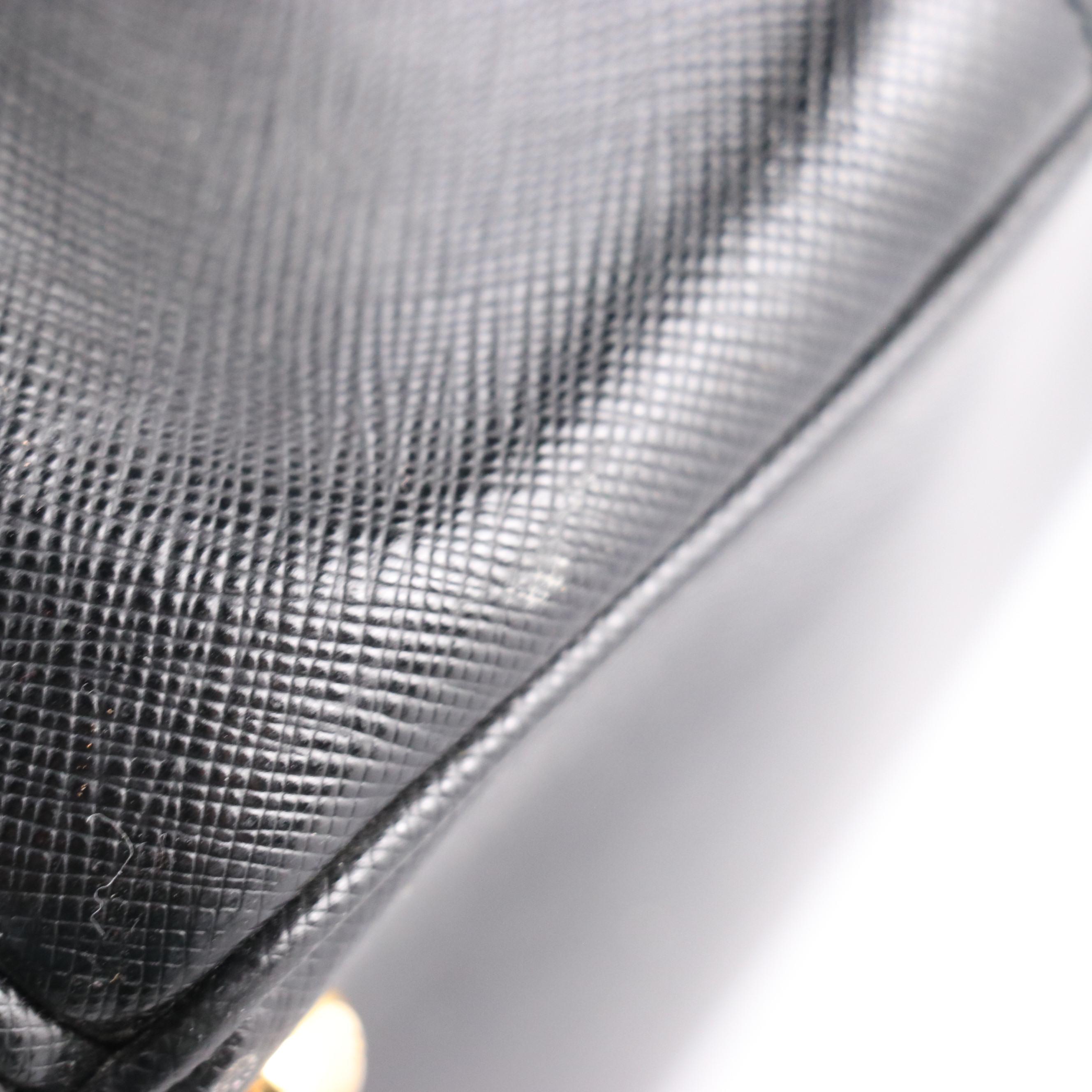 Prada Double Zip Galleria Large Tote in Saffiano Leather