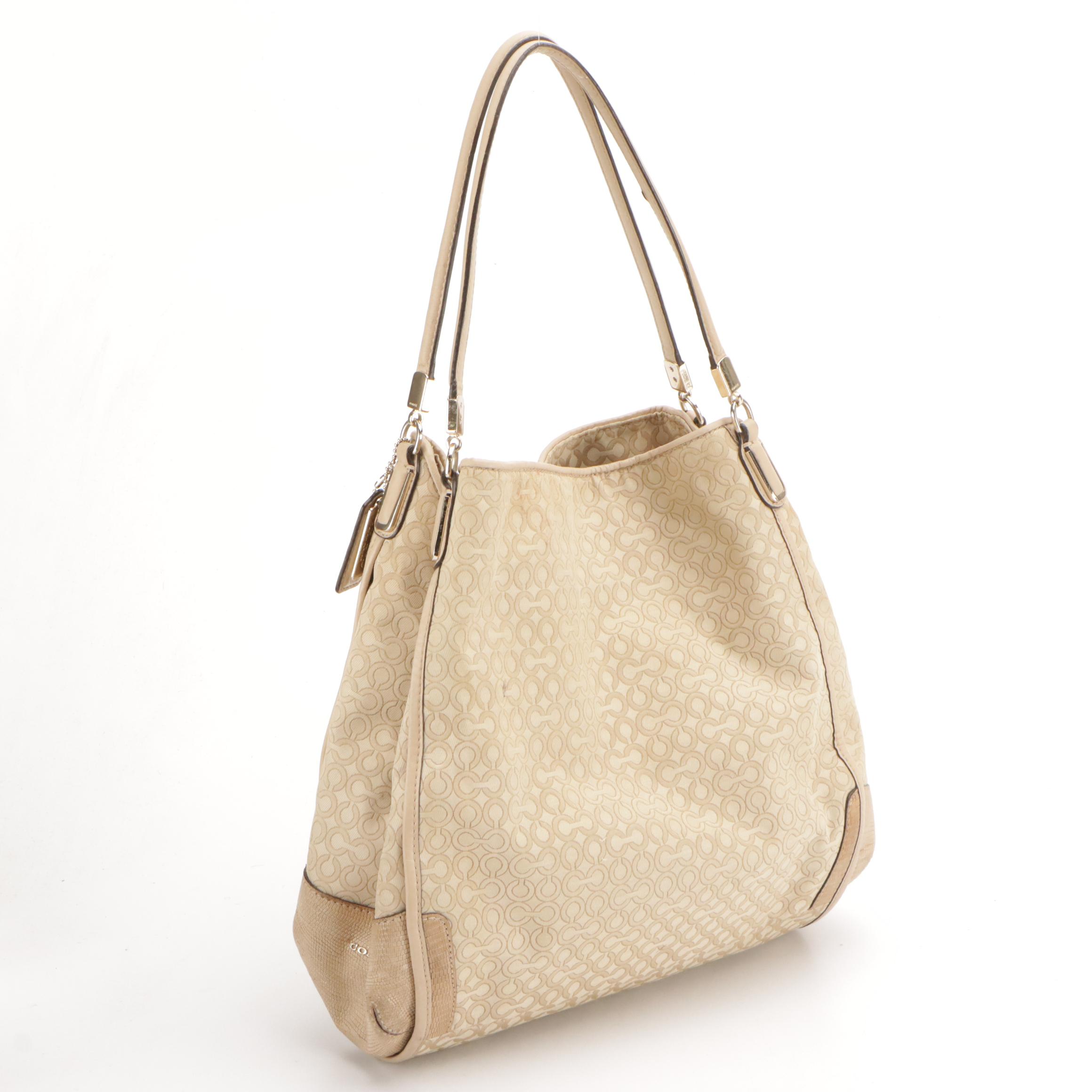 Coach Madison Phoebe Shoulder Bag 27843 in Op Art Pearlescent Jacquard