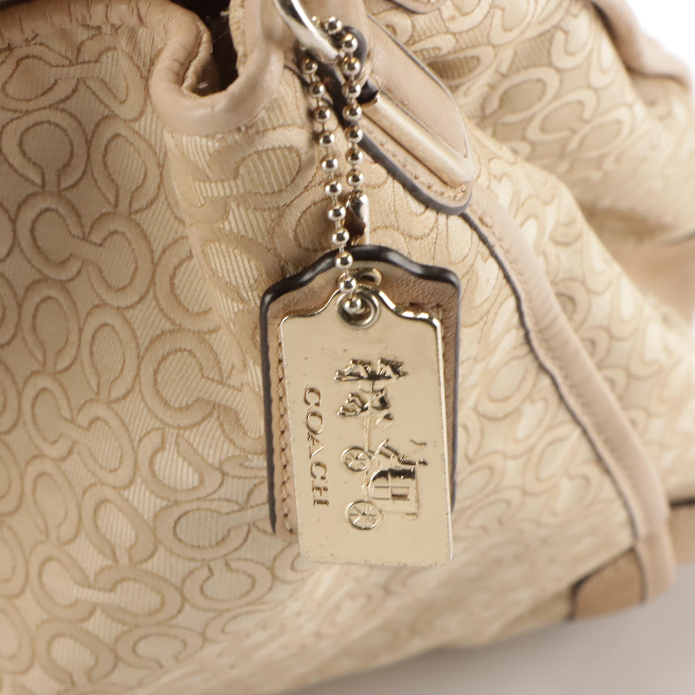 Coach Madison Phoebe Shoulder Bag 27843 in Op Art Pearlescent Jacquard