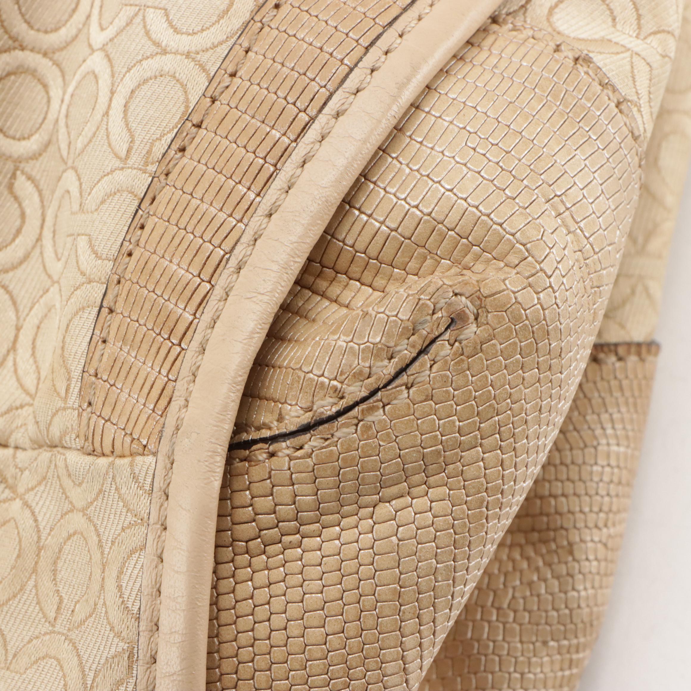 Coach Madison Phoebe Shoulder Bag 27843 in Op Art Pearlescent Jacquard