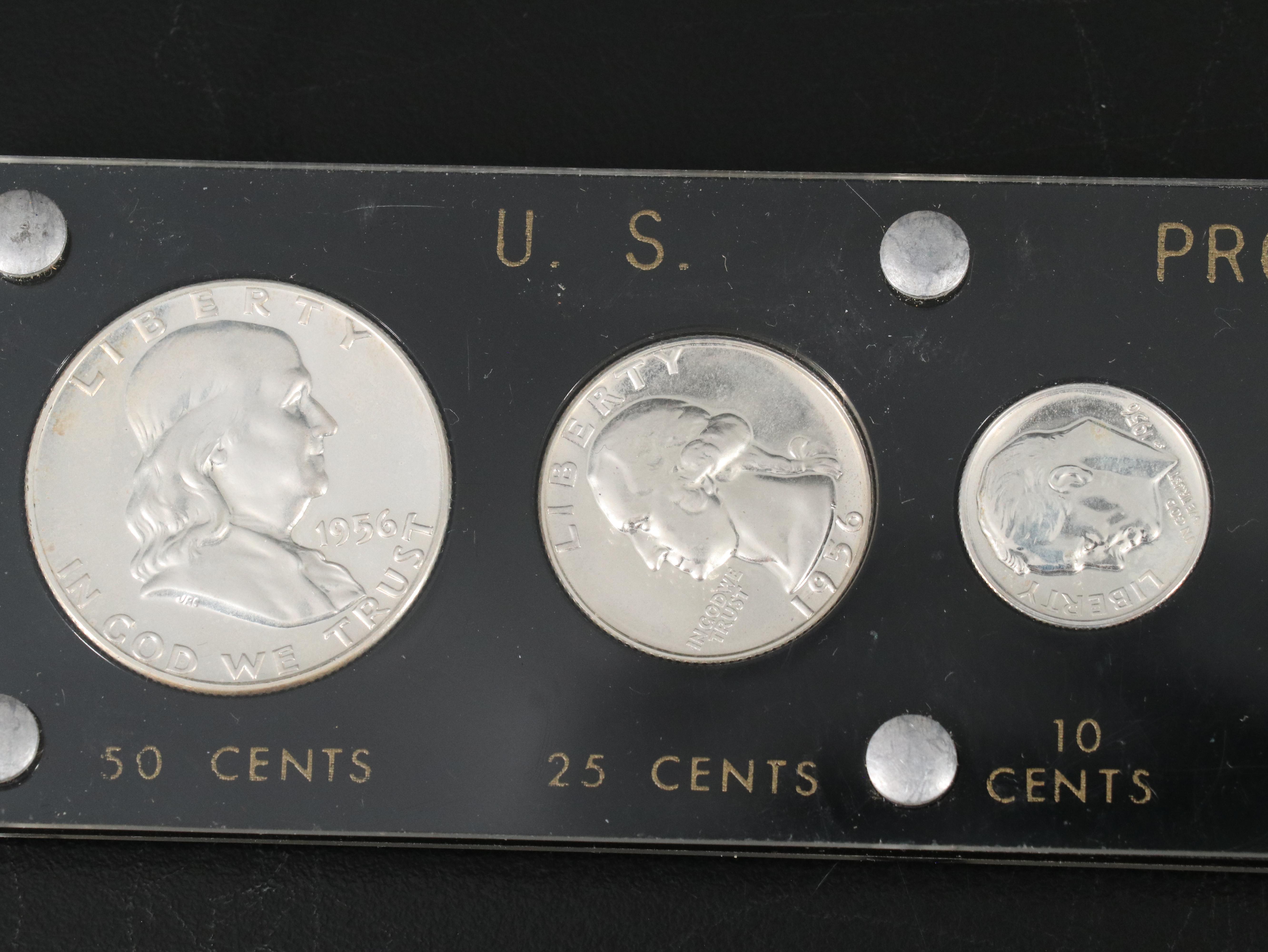Six Classic U.S. Silver Proof Sets and a 1964 Year Set