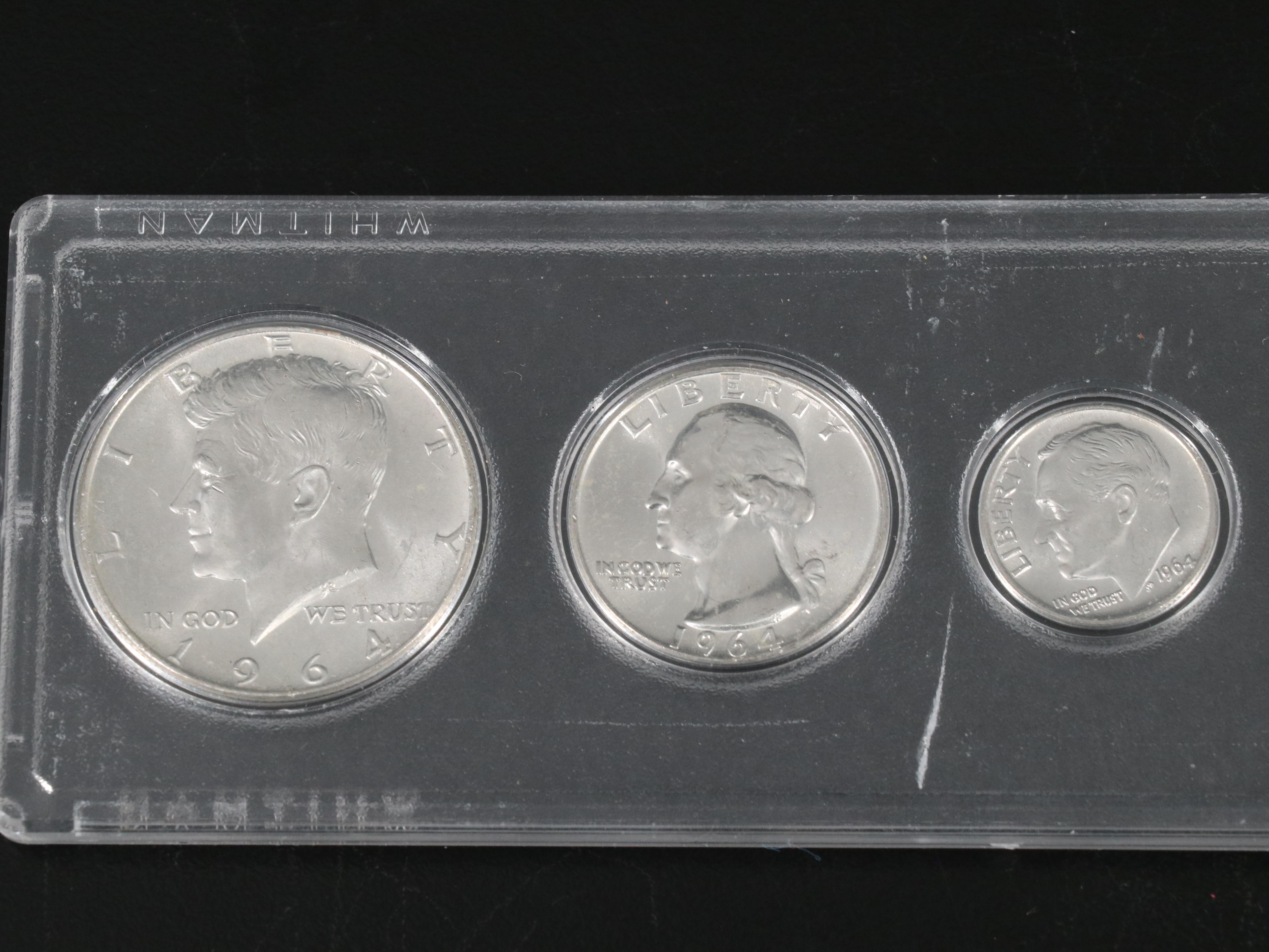 Six Classic U.S. Silver Proof Sets and a 1964 Year Set