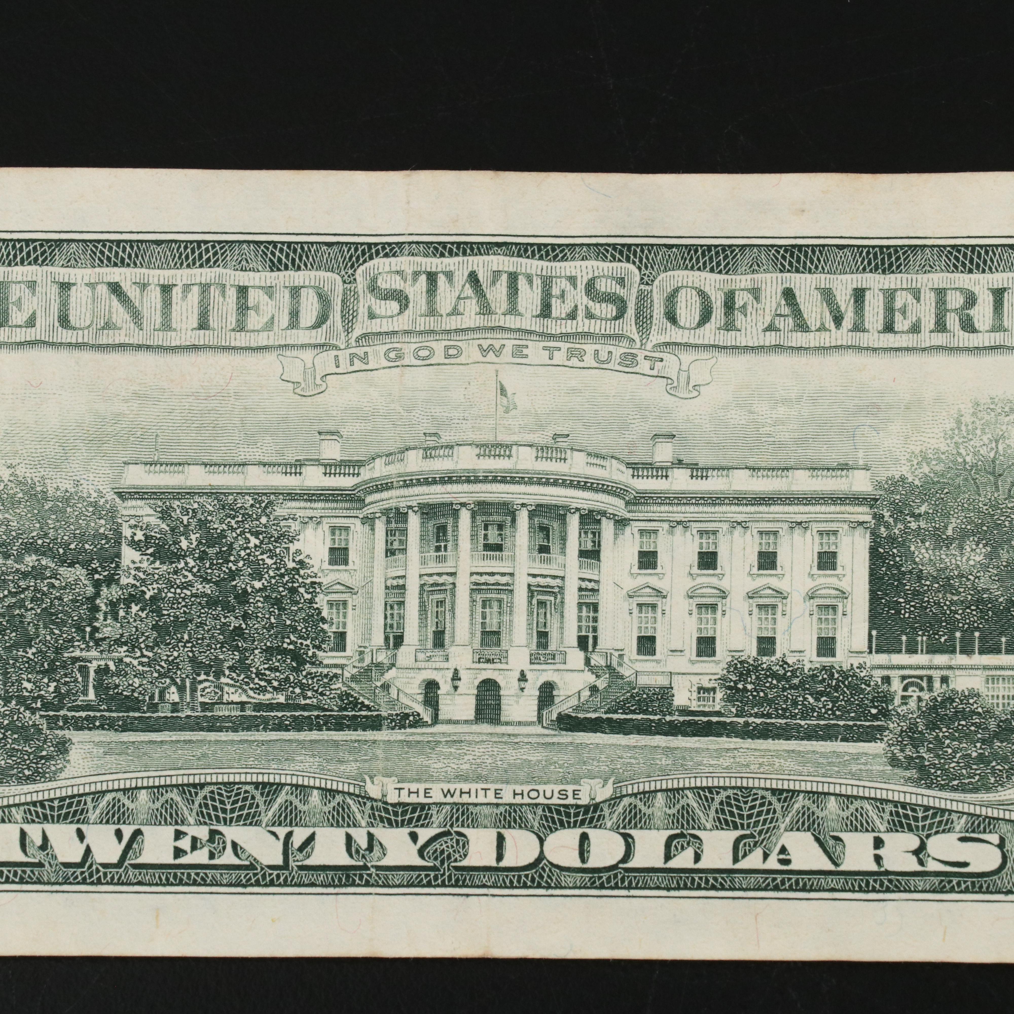 1993 U.S. $20 Federal Reserve Error Note