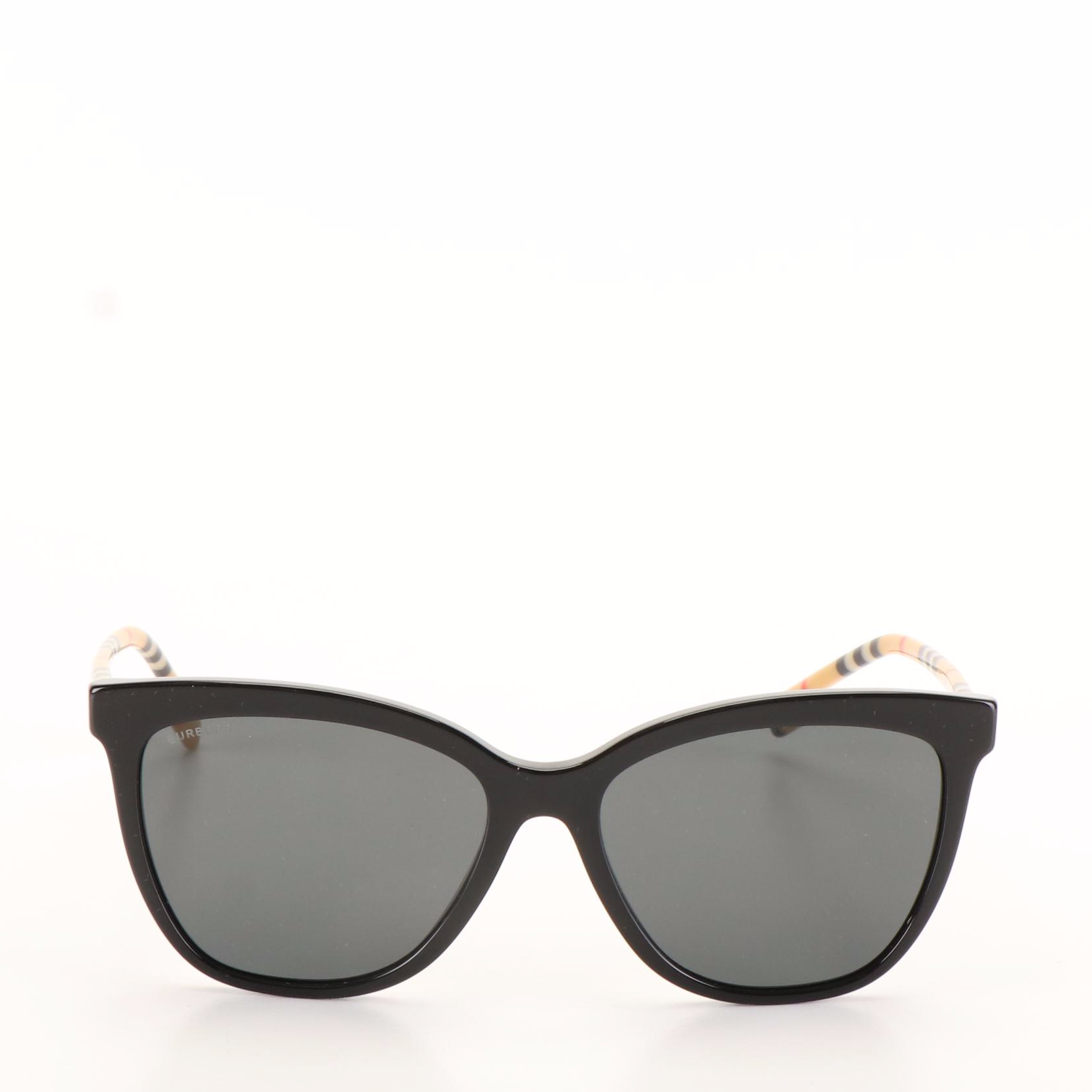 Burberry OBE4308 Check Style Square Sunglasses with Case