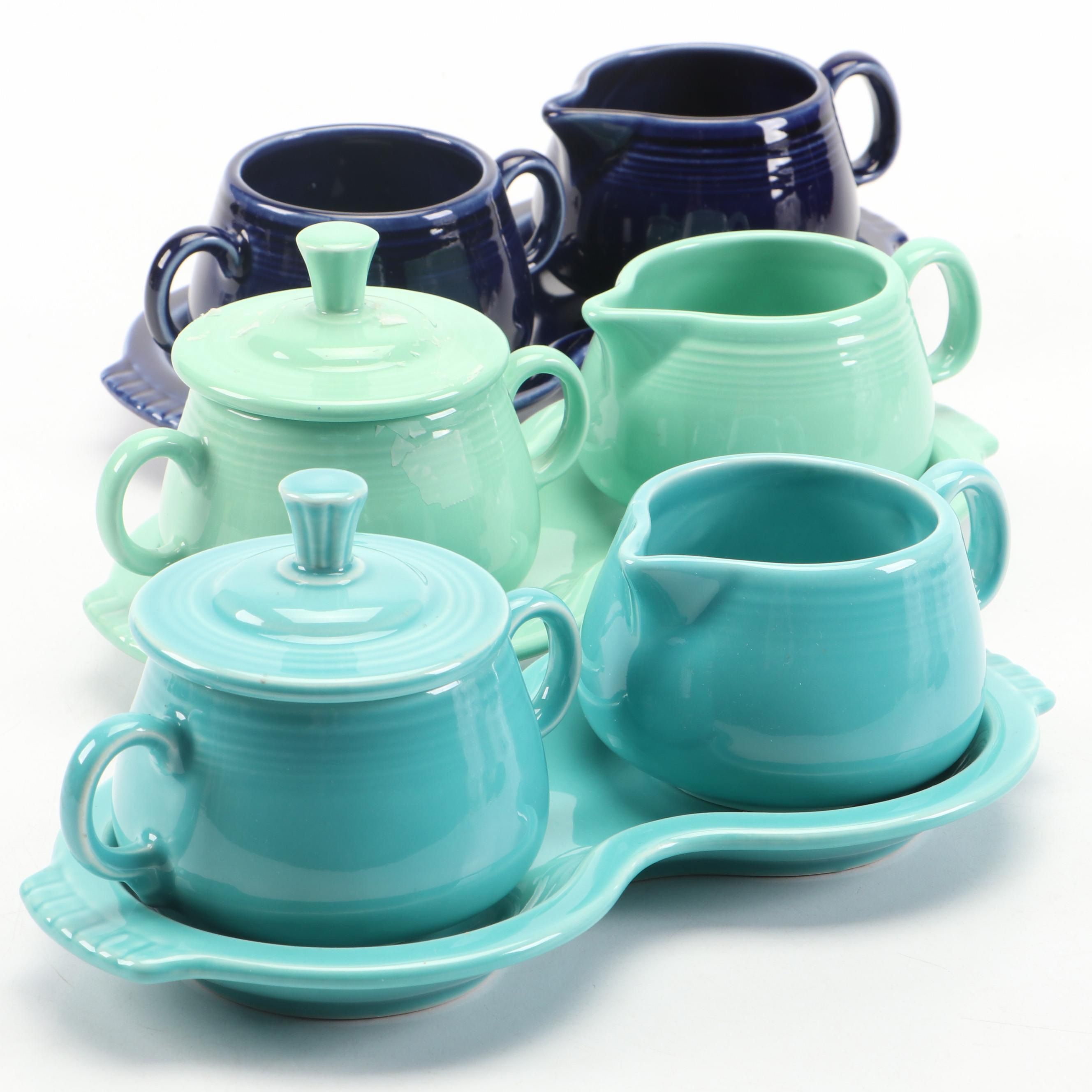 Homer Laughlin "Fiesta" Cream and Sugar Sets