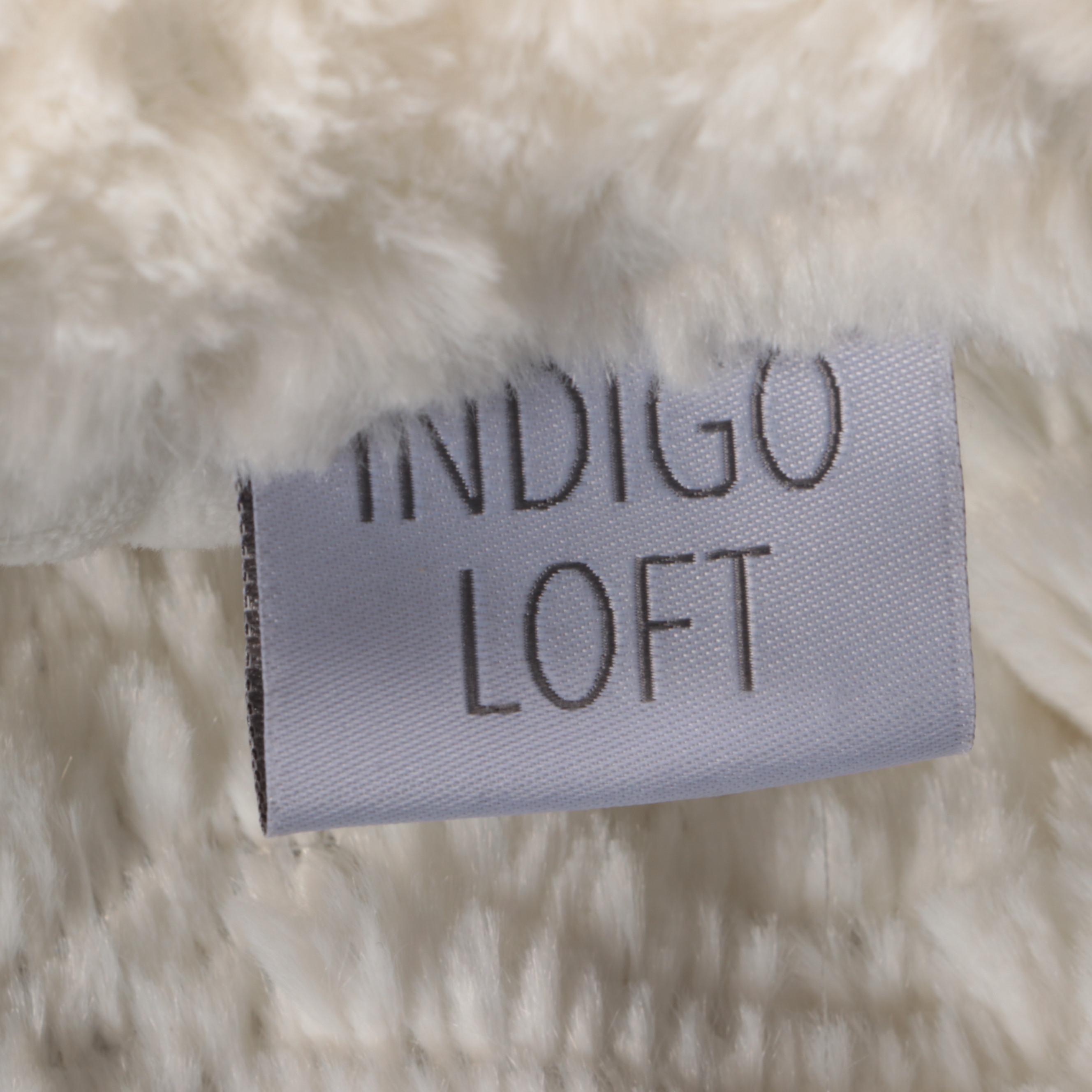 Indigo Loft White Faux Fur Queen Comforter with More Bed Linens