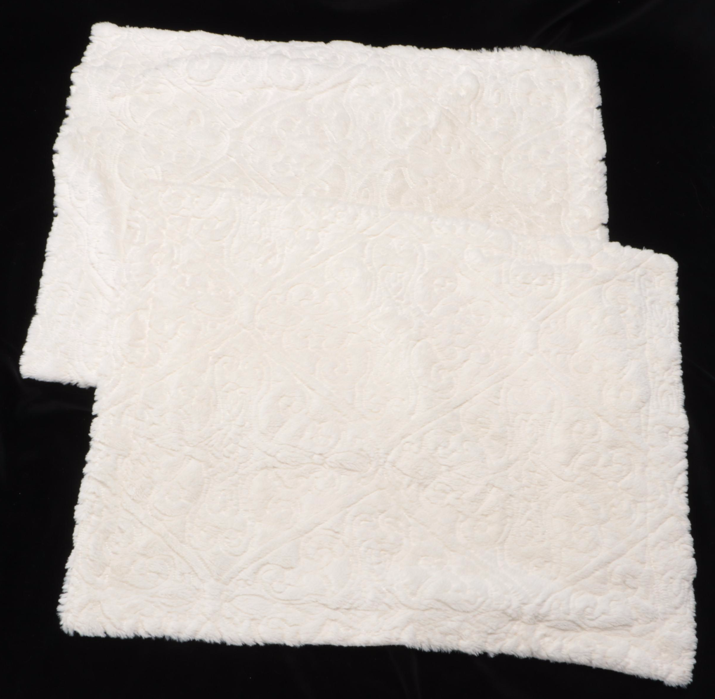 Indigo Loft White Faux Fur Queen Comforter with More Bed Linens