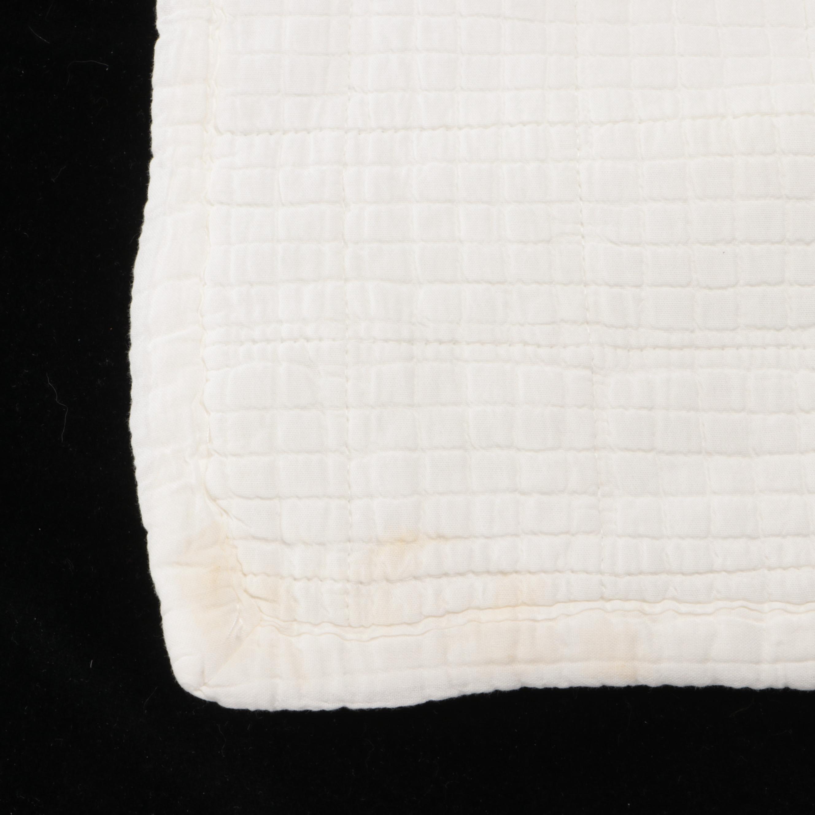 Indigo Loft White Faux Fur Queen Comforter with More Bed Linens