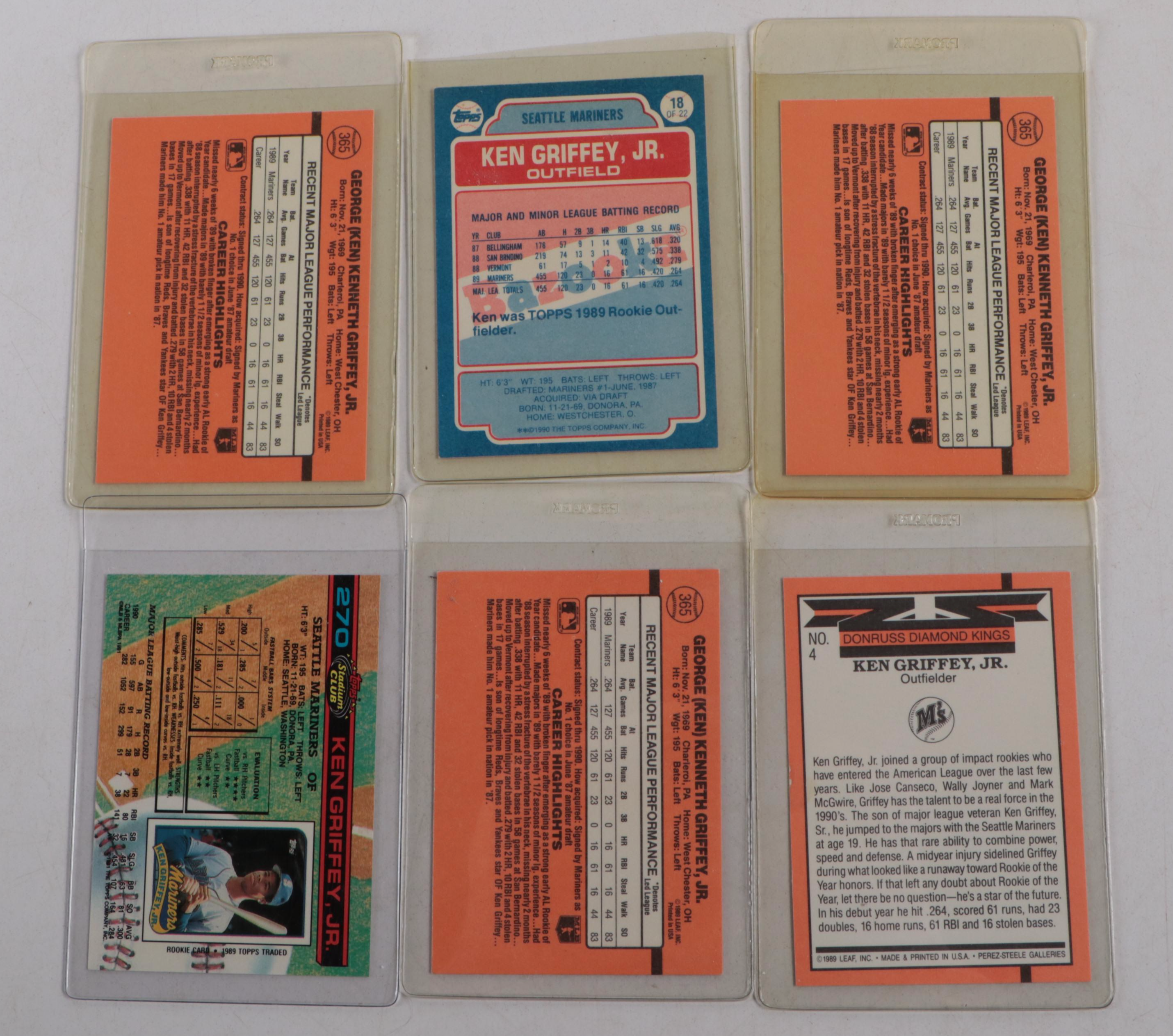 1980s–90s Leaf, Promark and More Ken Griffey, Jr. Baseball Cards