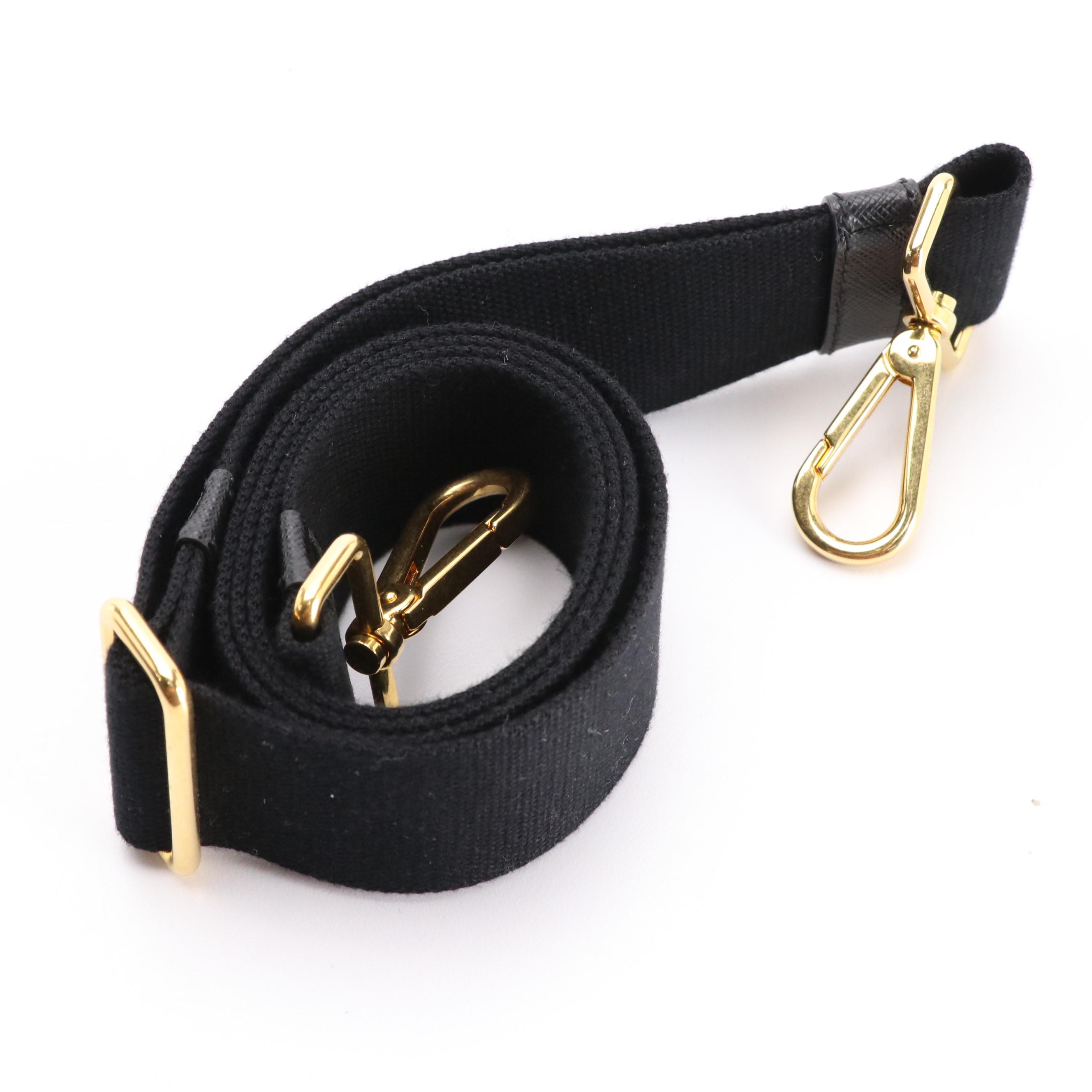 Prada Grey Denim Canapa Canvas Two-Way Tote Bag