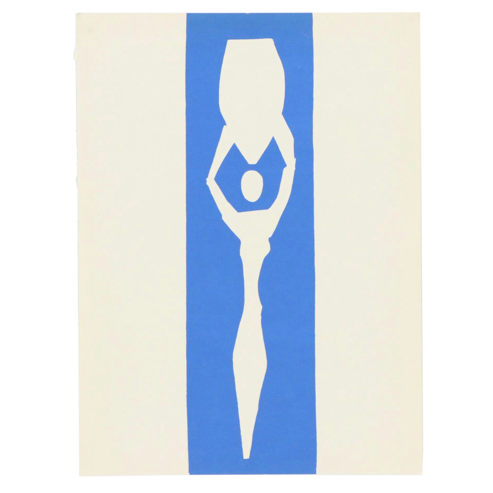 Color Lithograph After Henri Matisse "Femme a l'Amphore"