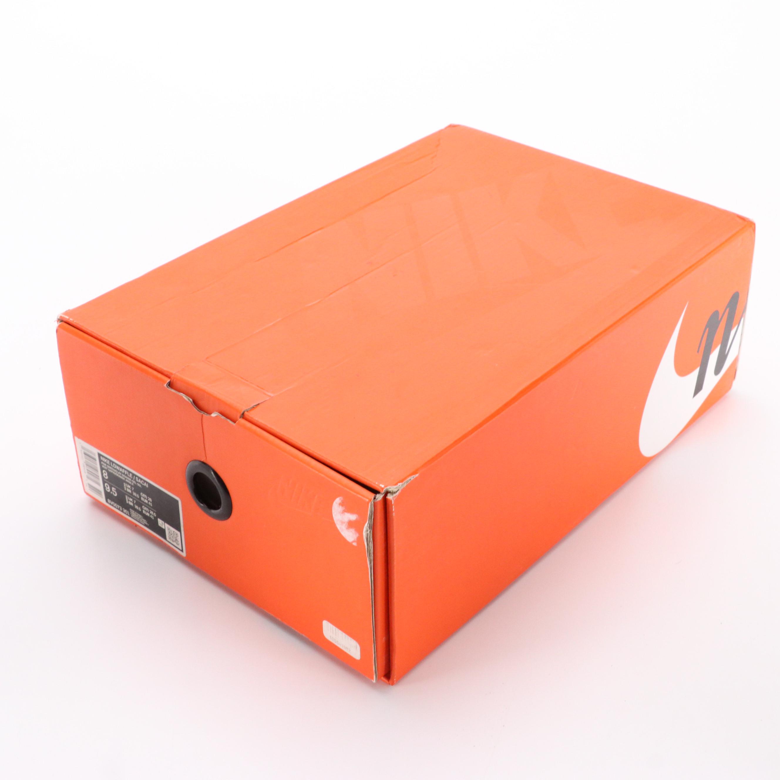 Nike x Sacai LDV Waffle Sneakers in Pine Green with Box