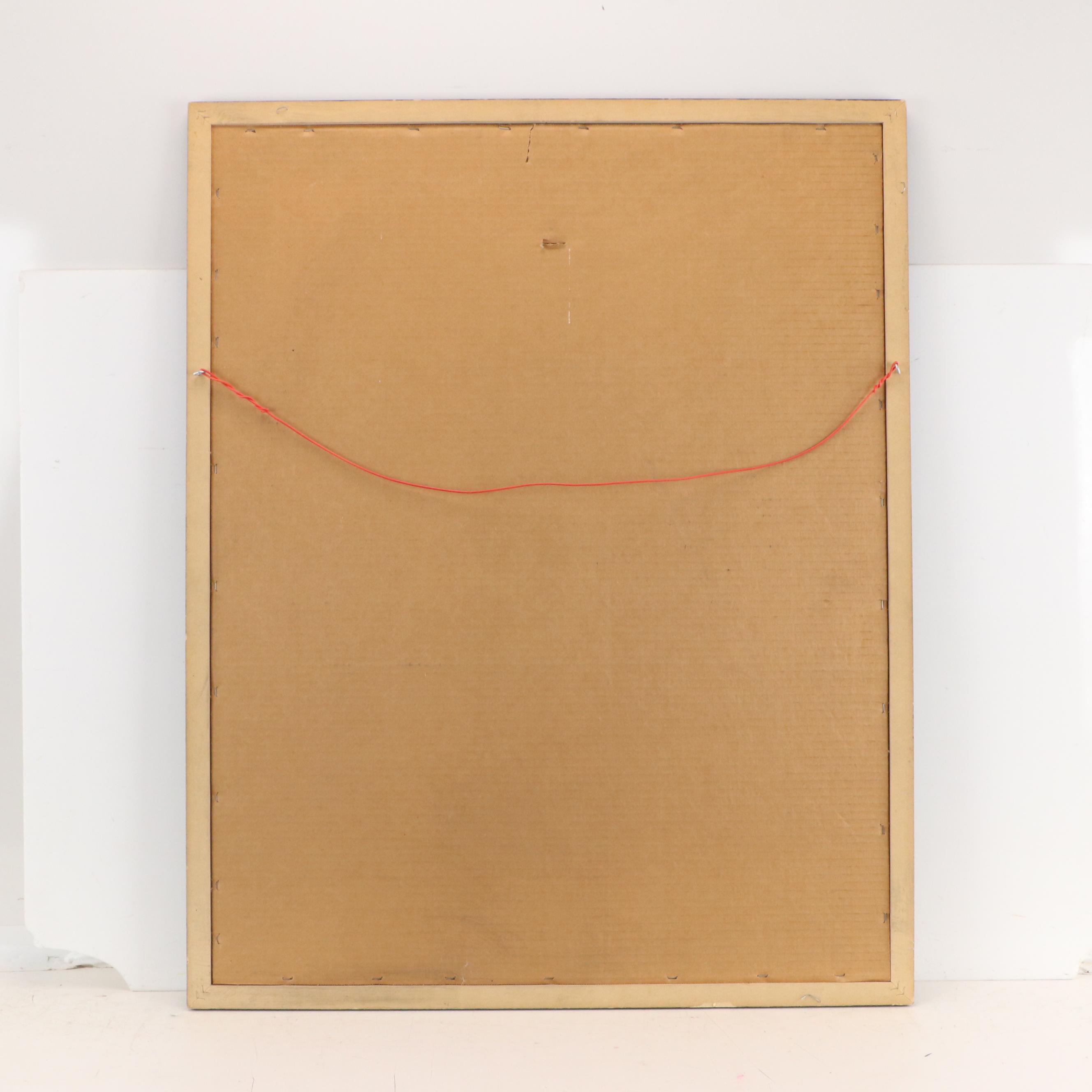 Ansel Adams Exhibition Poster Featuring "Snow Covered Apple Orchard"