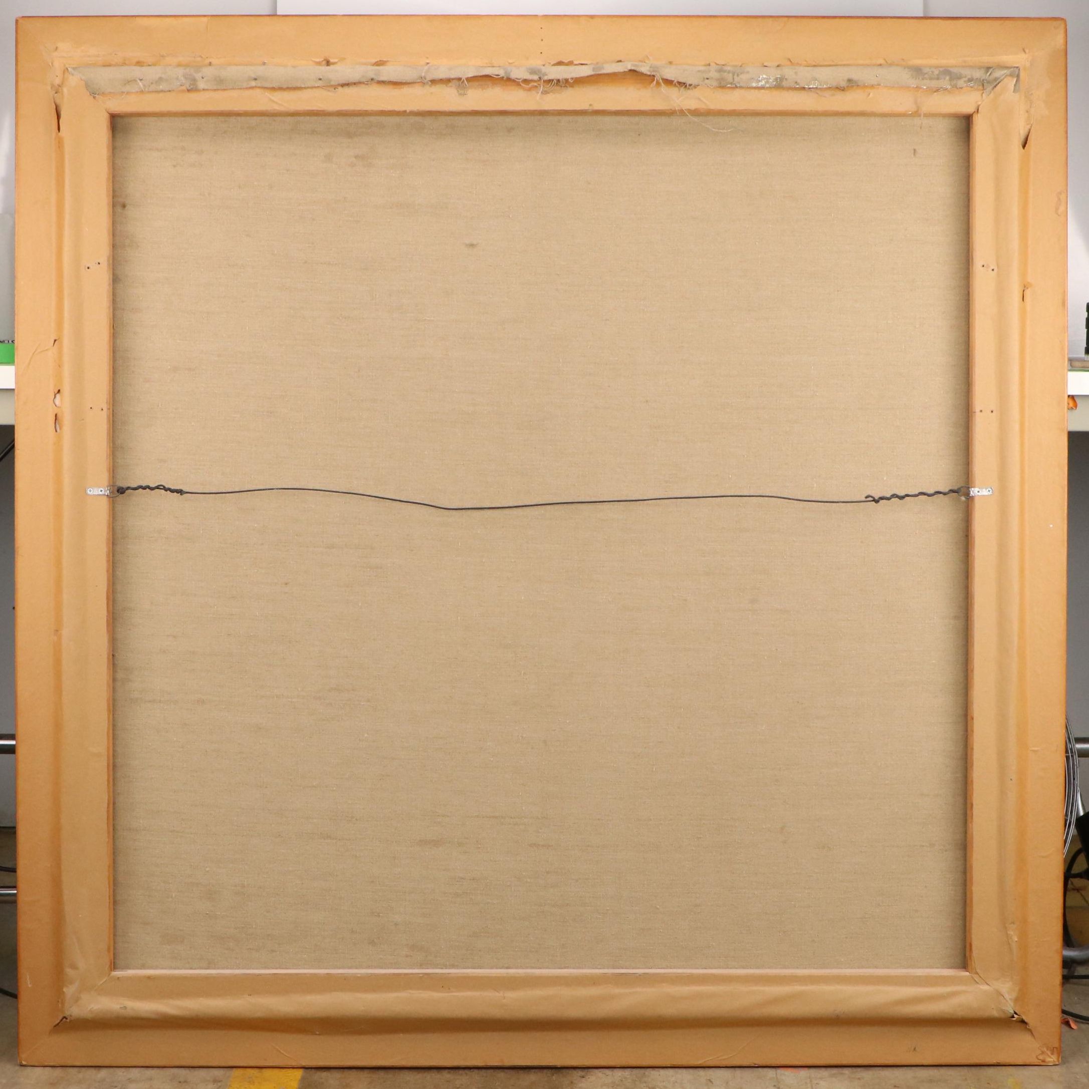 Ann Vaughan Leggett Oil Painting of Greco-Roman Narrative Scene, 20th Century